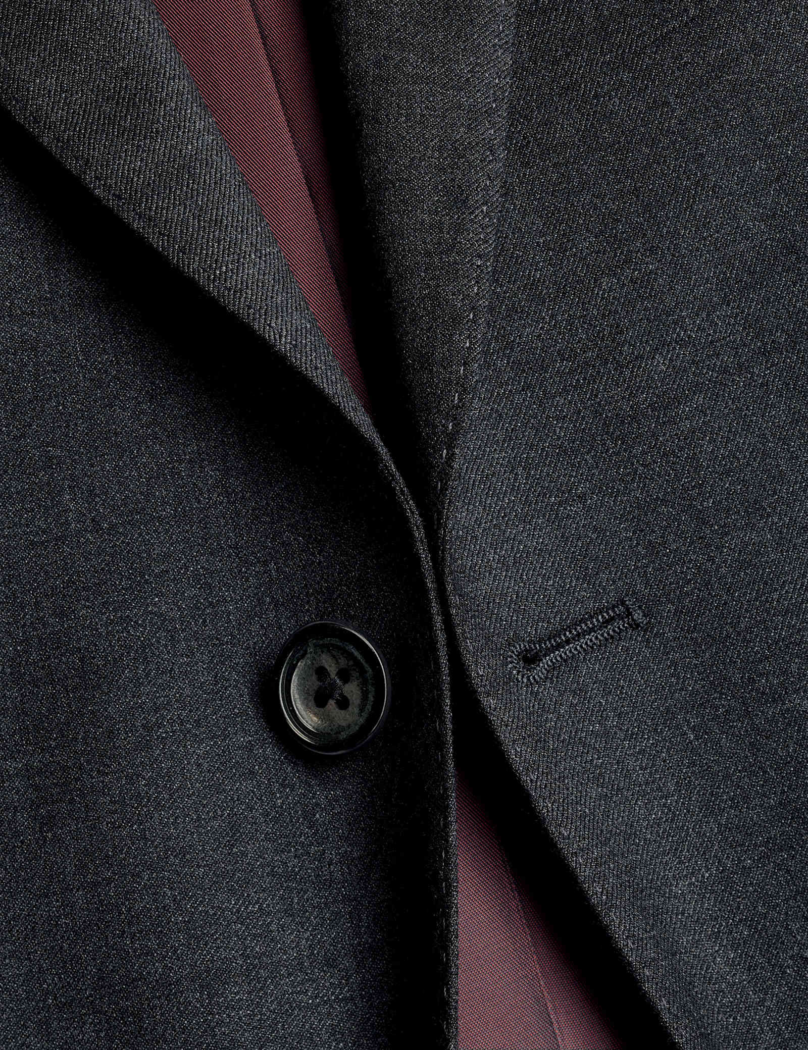 Slim Fit Pure Wool Twill Suit Jacket - image 2