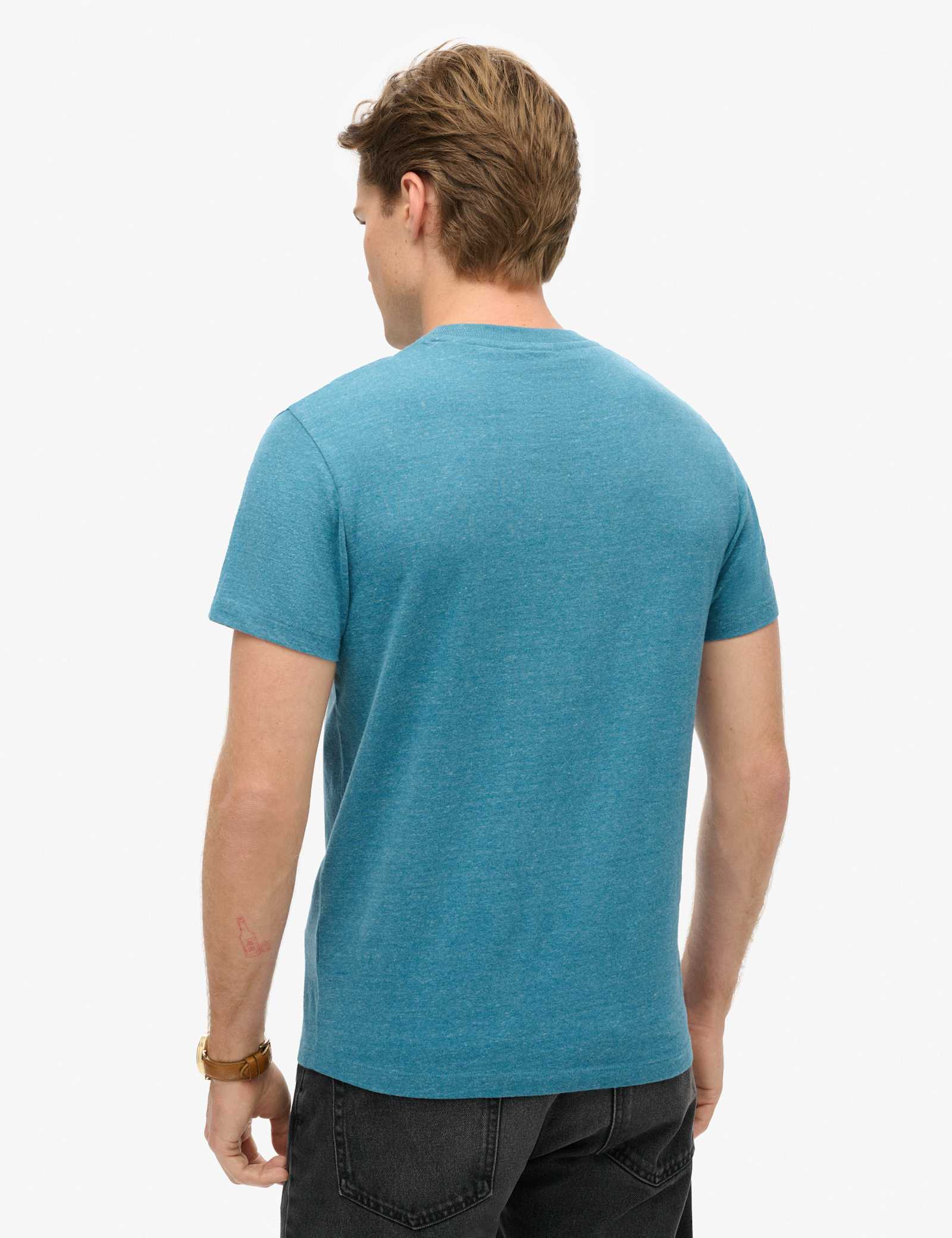 Slim Fit Cotton Crew Neck T-Shirt - image 4