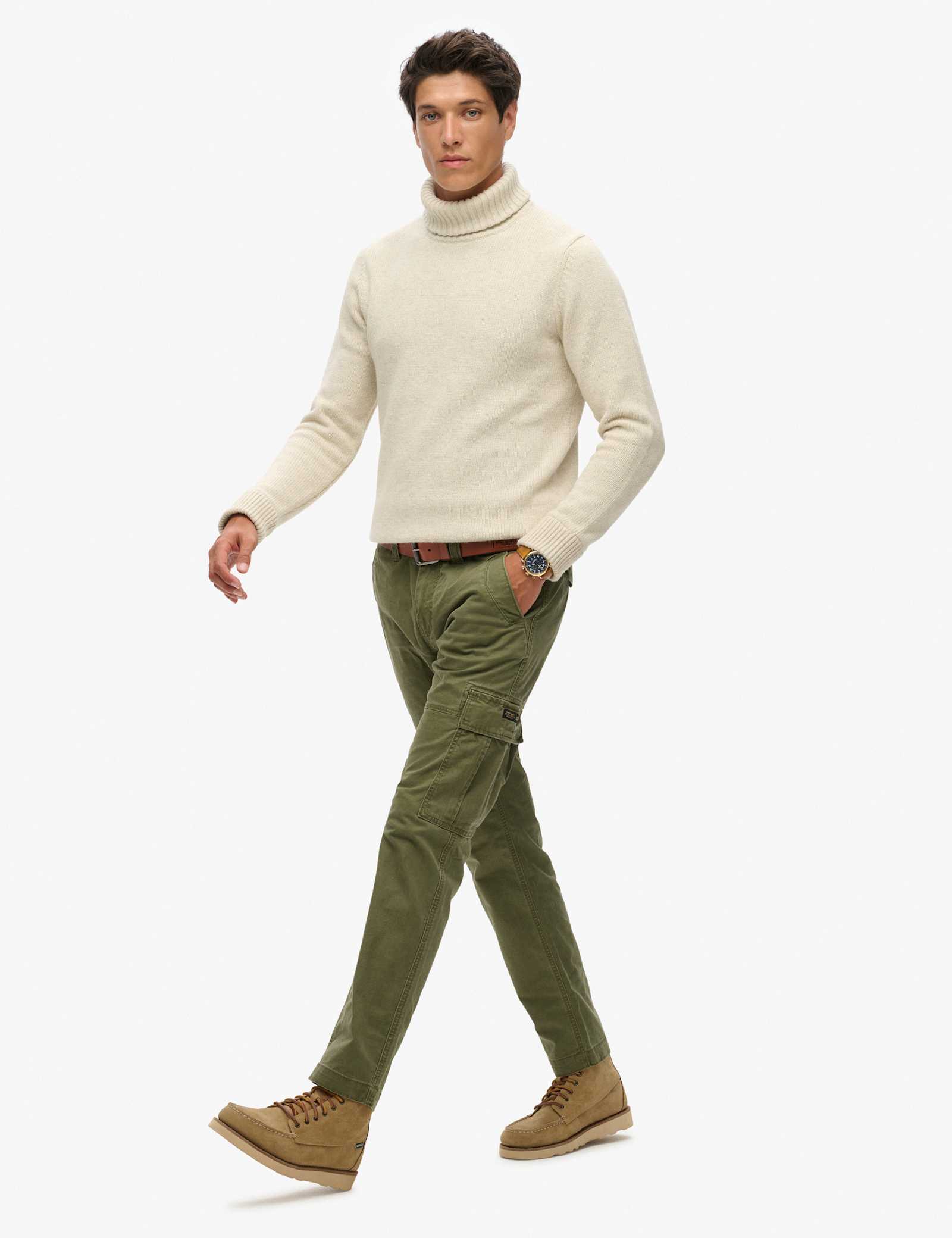 Tapered Fit Cargo Trousers - image 4