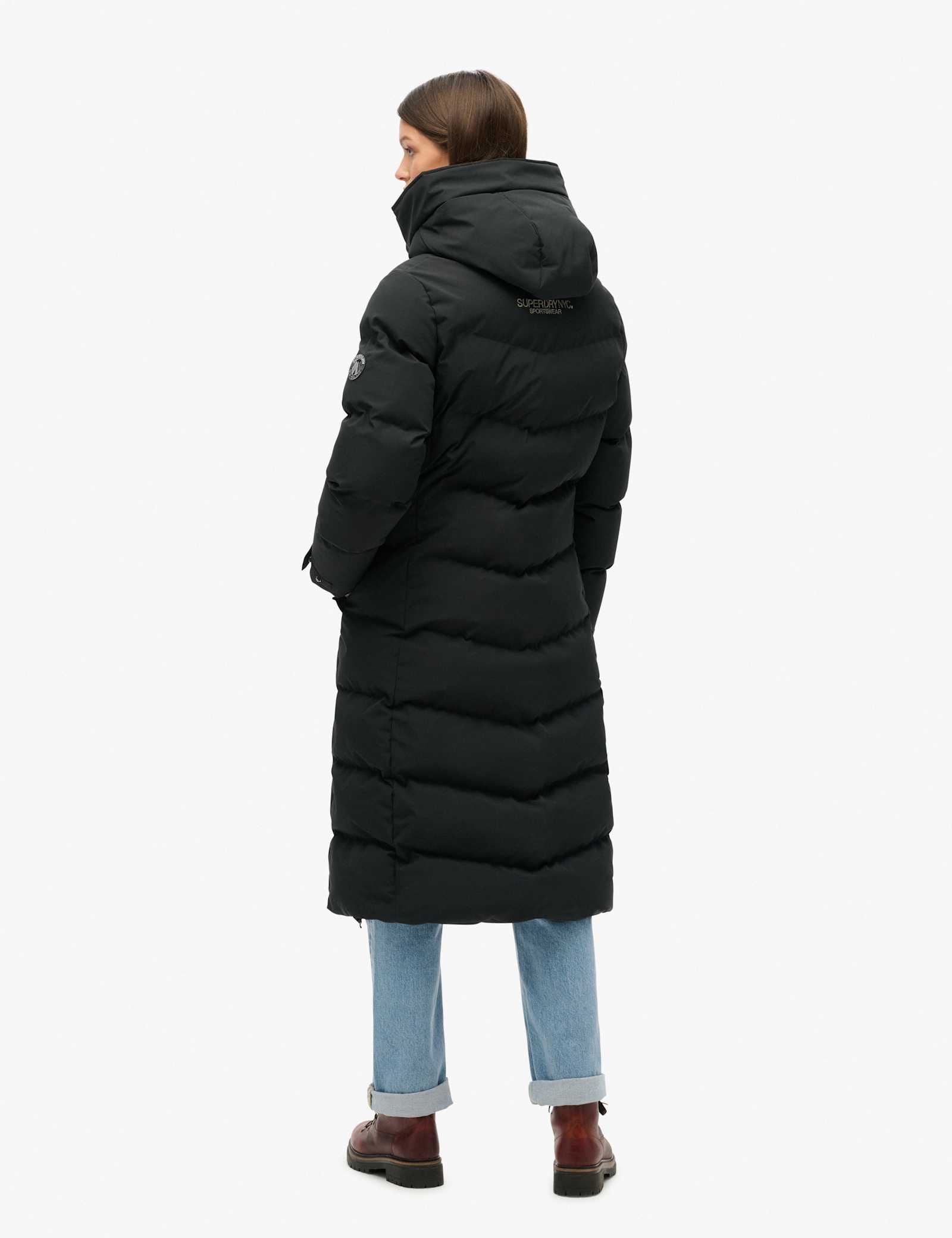 Hooded Longline Puffer Coat - image 2