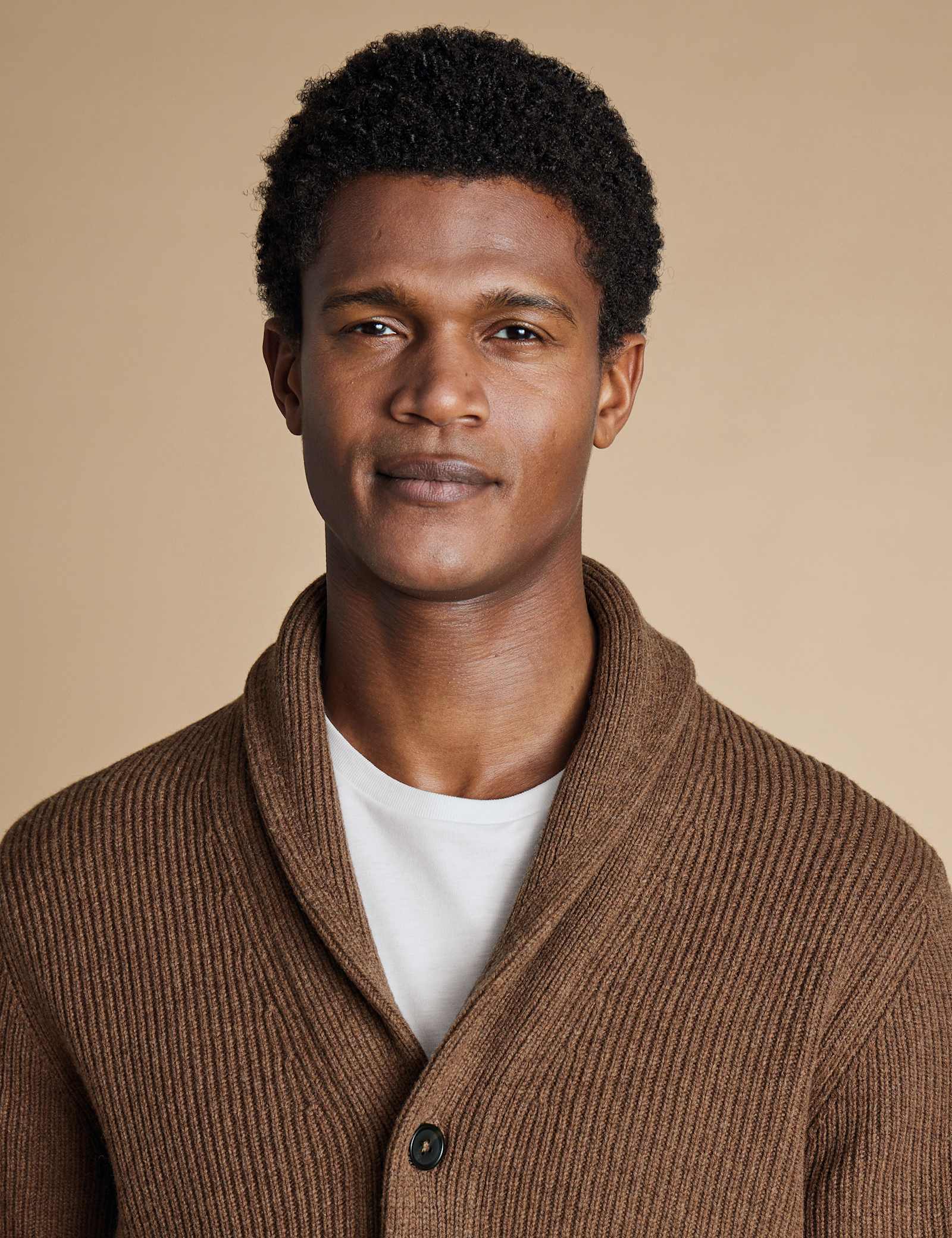 Pure Merino Wool Shawl Collar Cardigan - image 3
