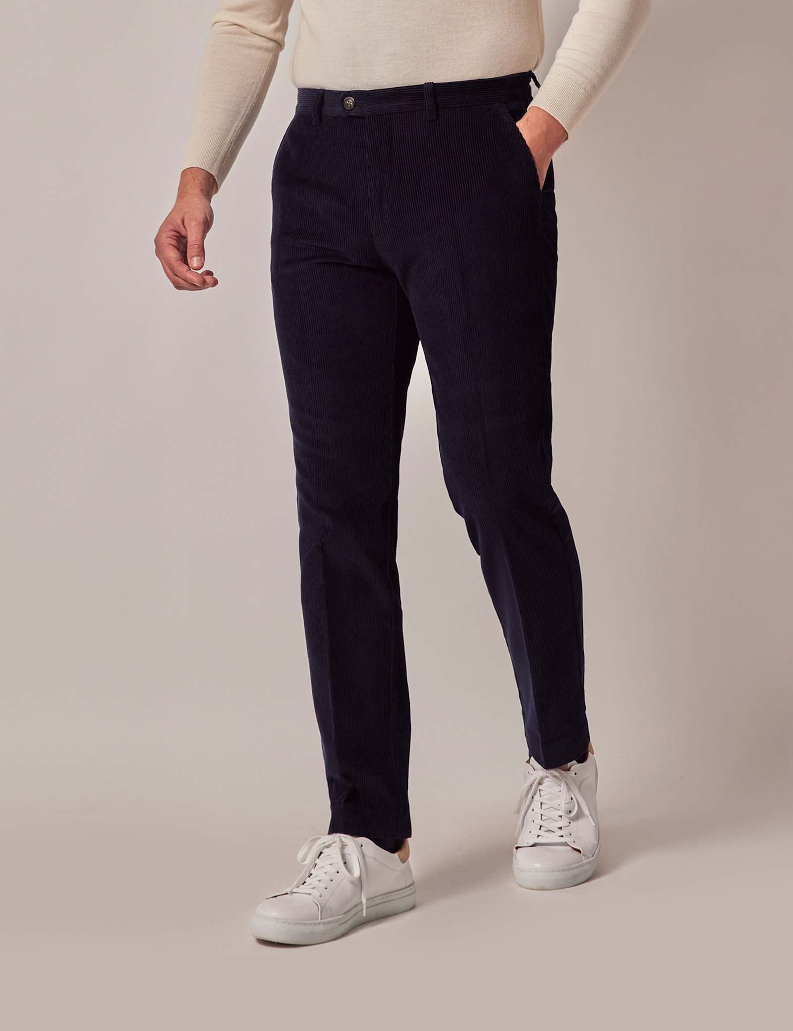 Regular Fit Corduroy Chinos - image 5