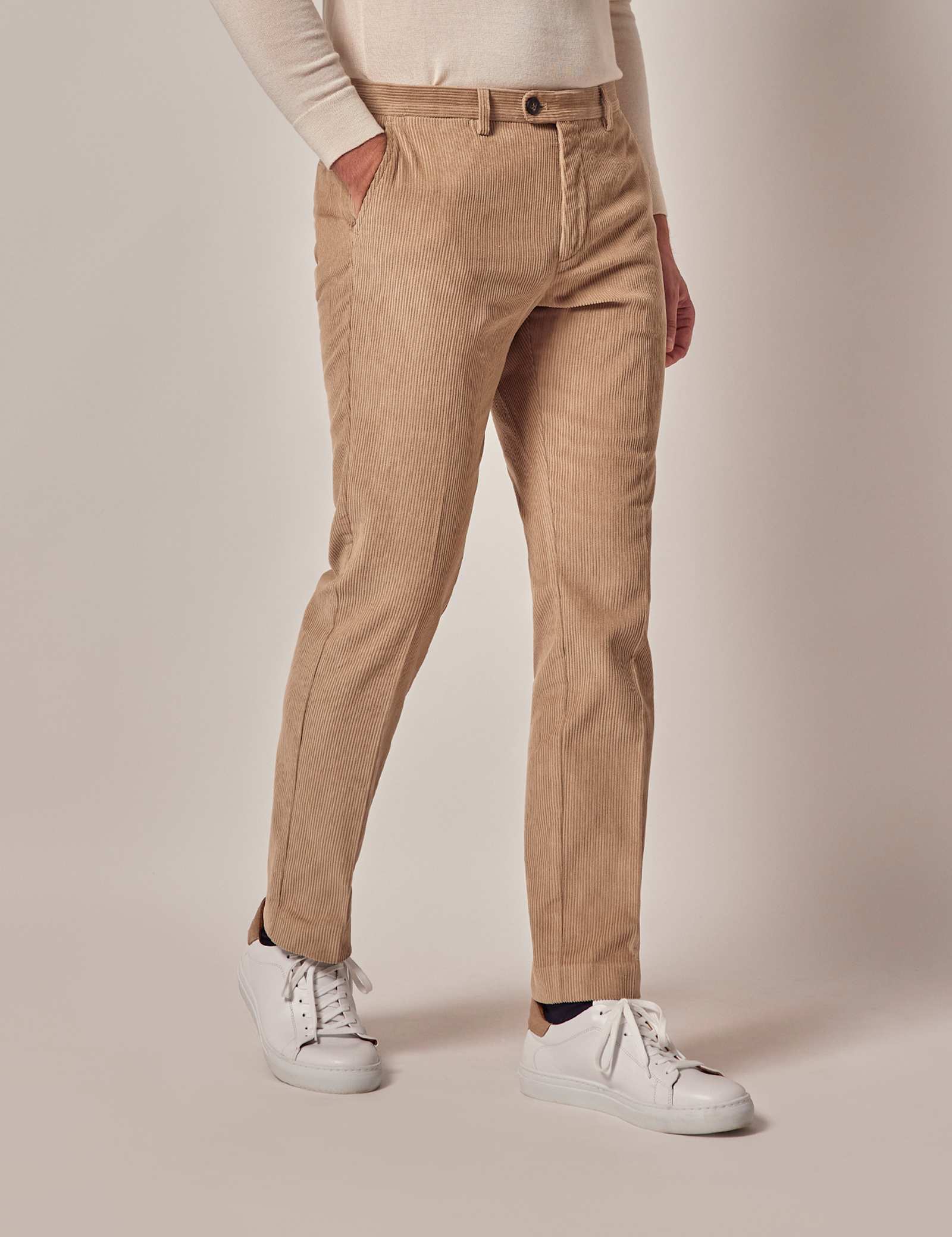 Regular Fit Corduroy Chinos - image 3