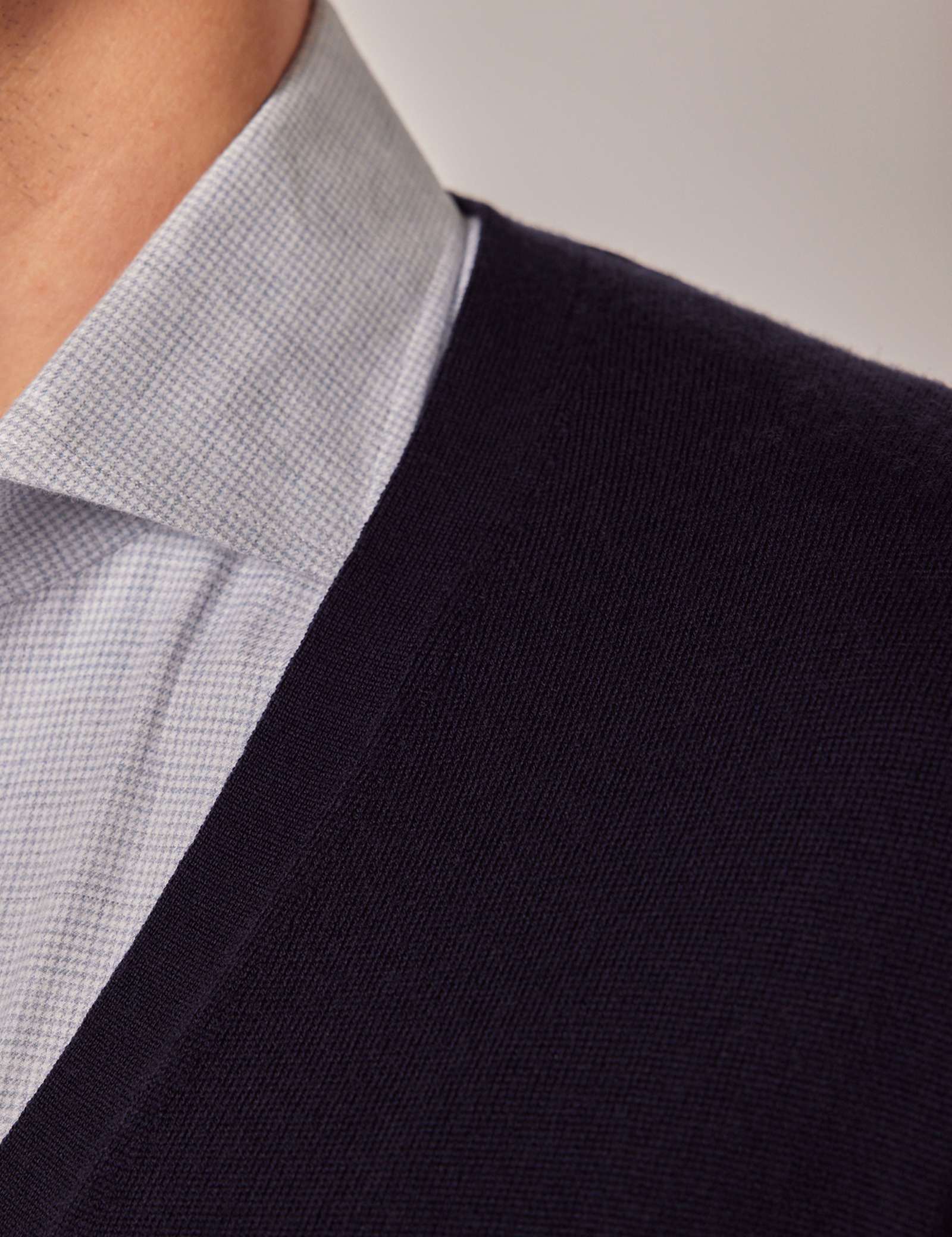 Pure Merino Wool V-Neck Cardigan - image 5
