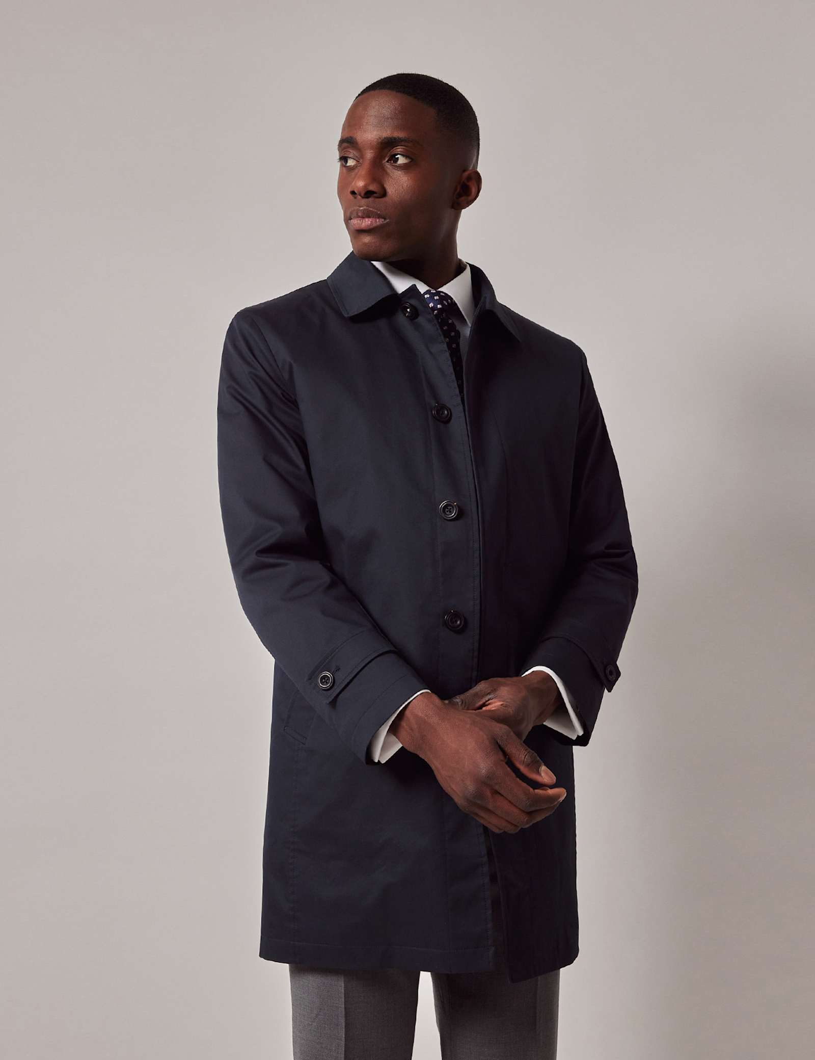 Cotton Rich Removable Lining Mac - image 3