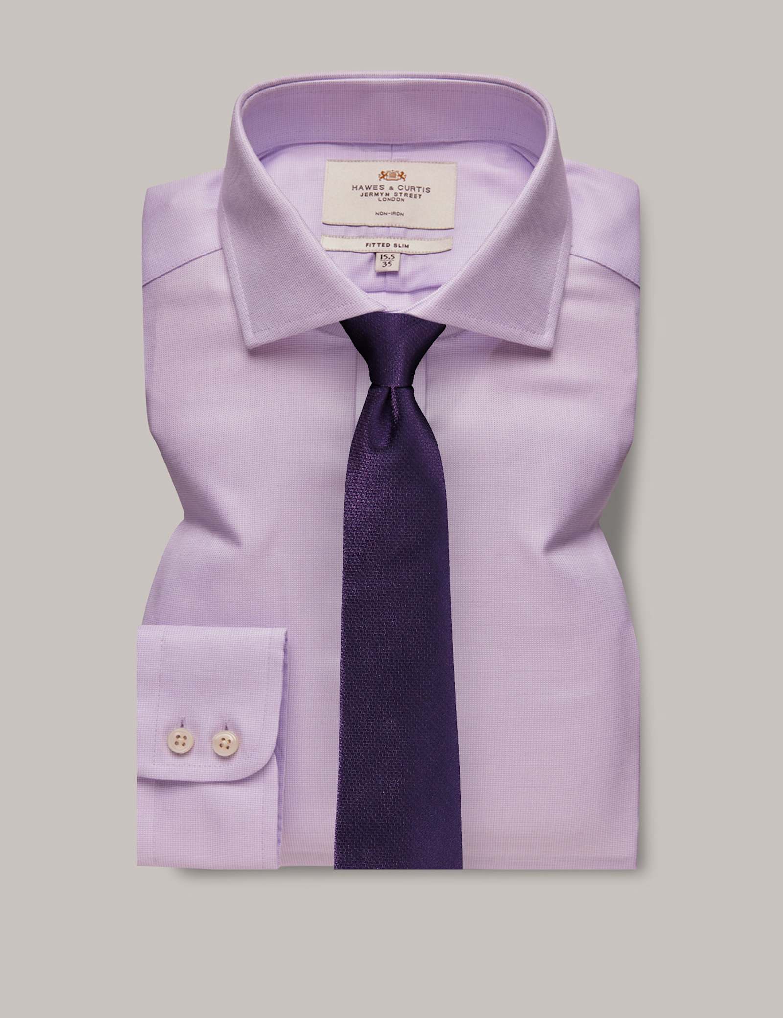 Fitted Slim Non Iron Pure Cotton Shirt - image 2
