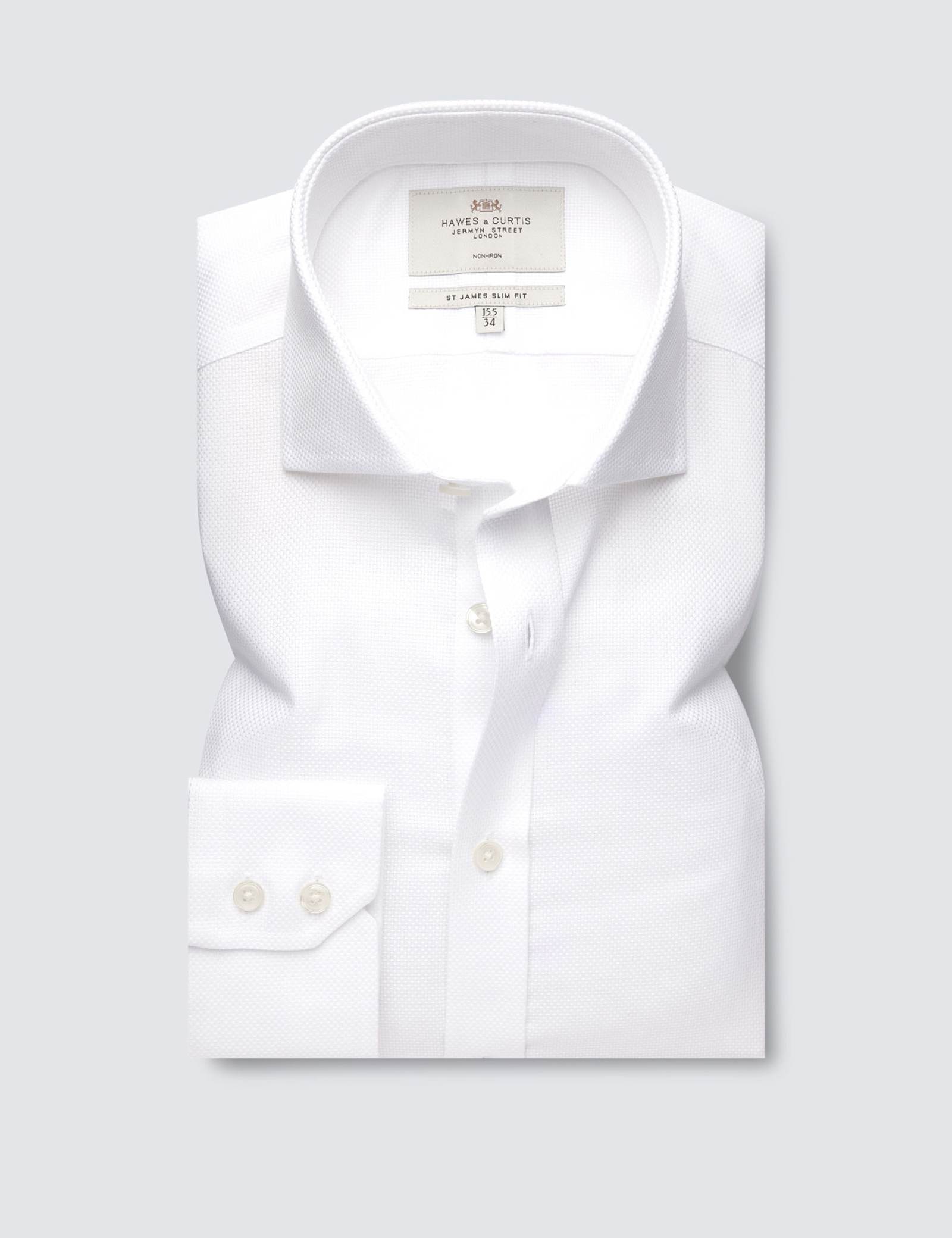 Slim Fit Non Iron Pure Cotton Shirt - image 1