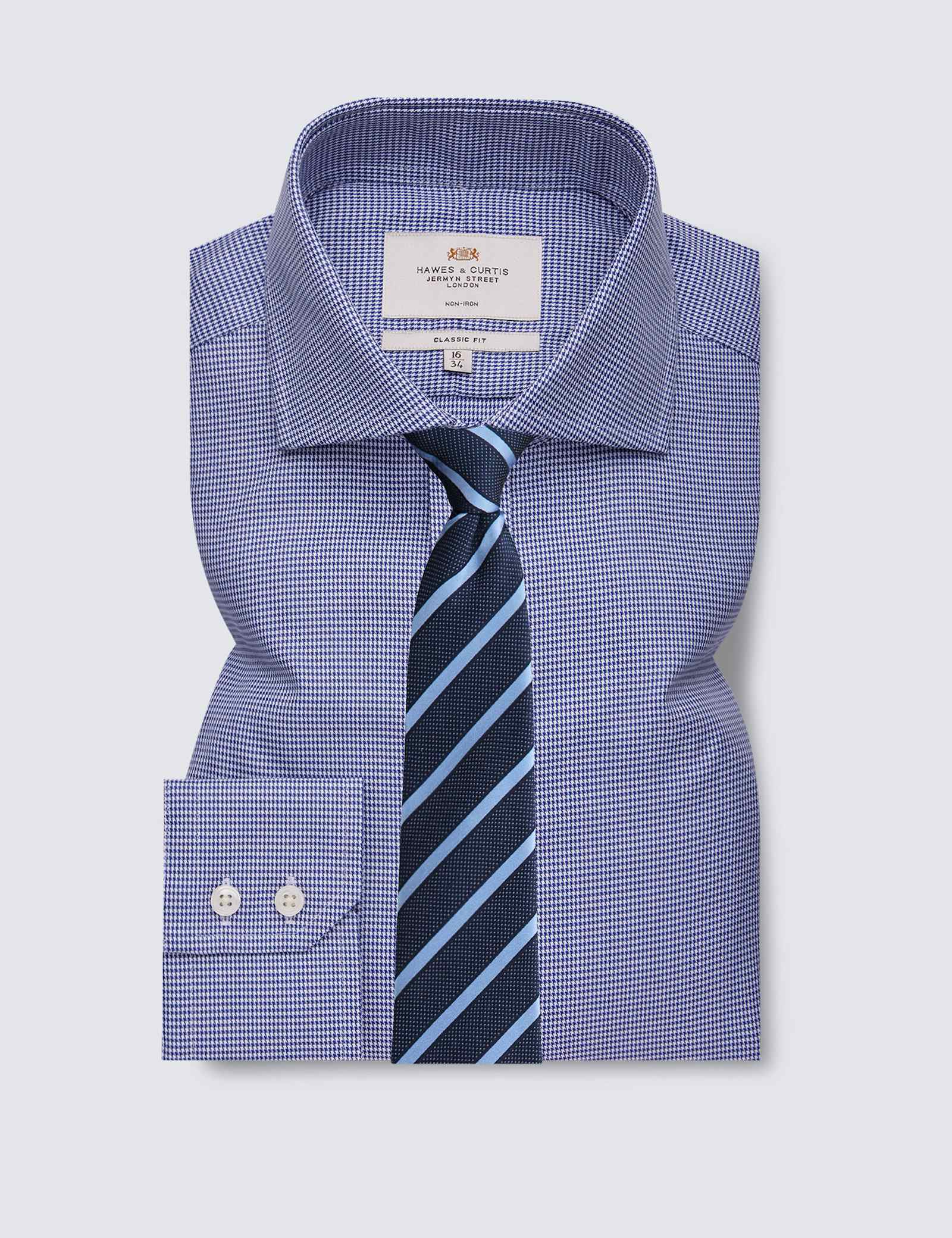 Classic Fit Non Iron Pure Cotton Check Shirt - image 2