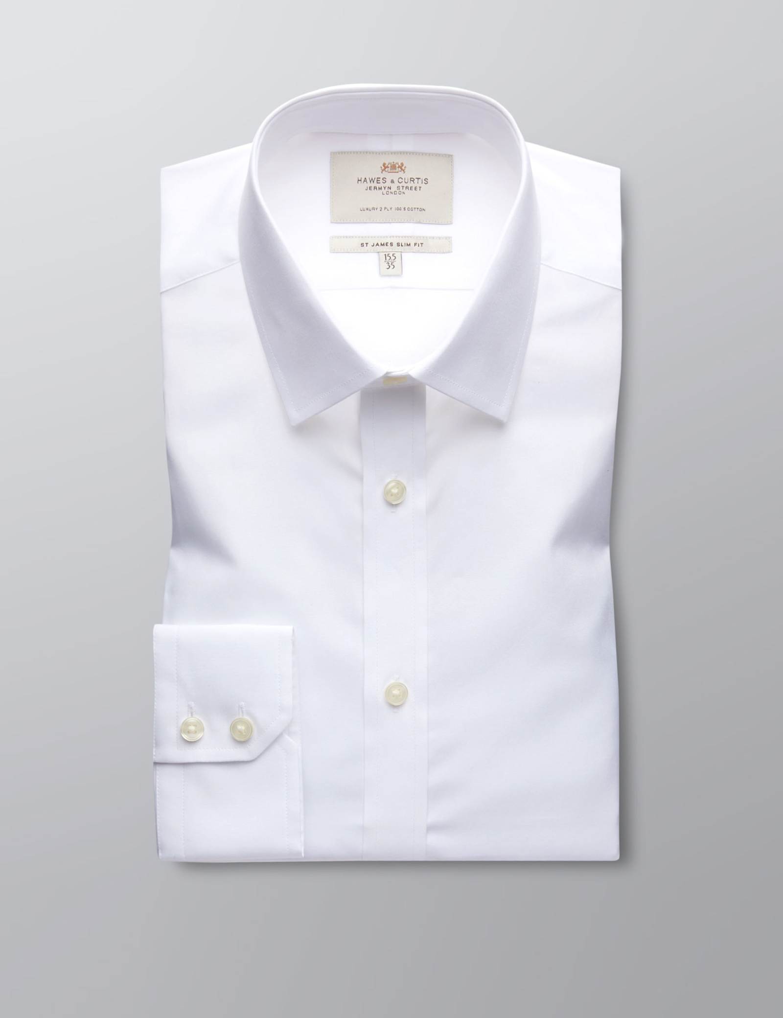 Slim Fit Easy Iron Pure Cotton Shirt - image 1