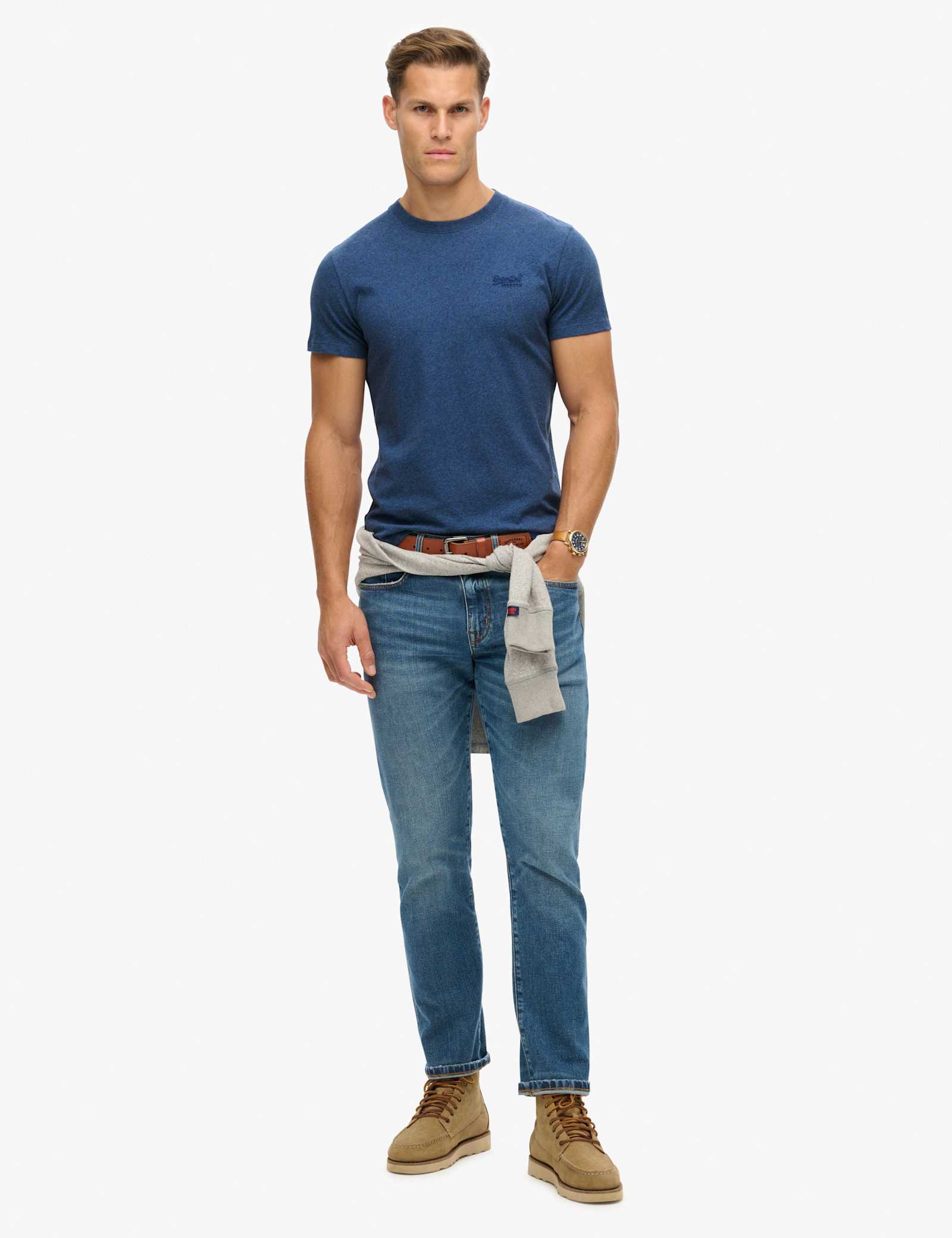 Slim Fit Pure Cotton Crew Neck T-Shirt - image 4