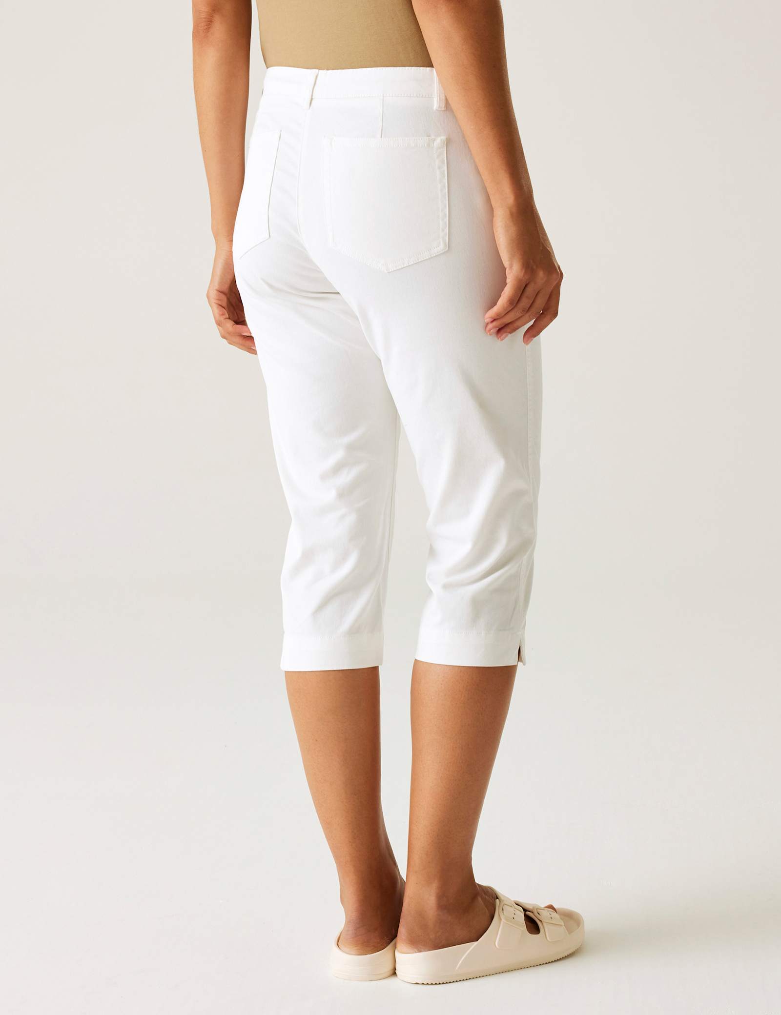 Bayletta Cotton Rich Casual Capri Shorts - image 4