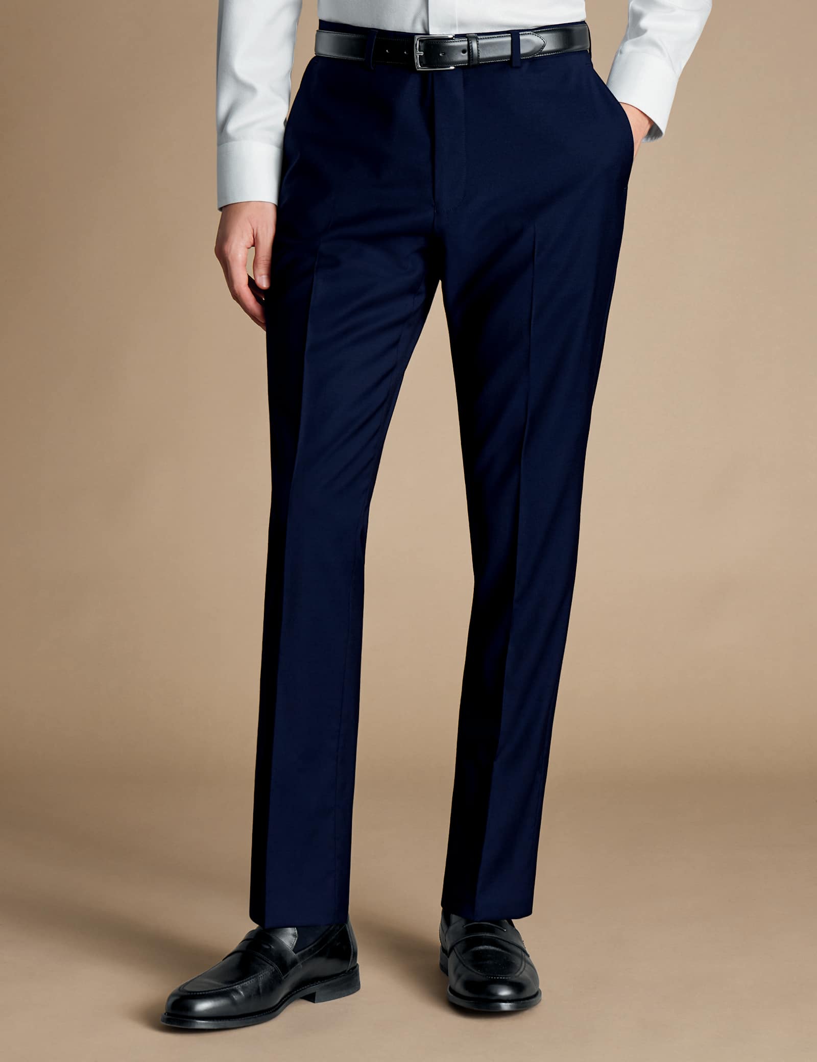 Slim Fit Wool Rich Suit Trousers - image 4