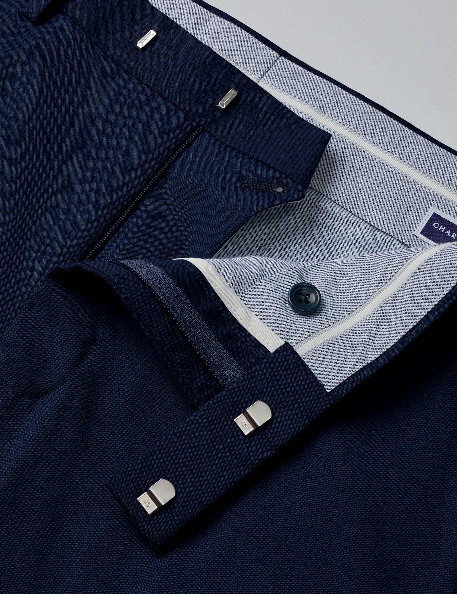 Slim Fit Wool Rich Suit Trousers - image 2