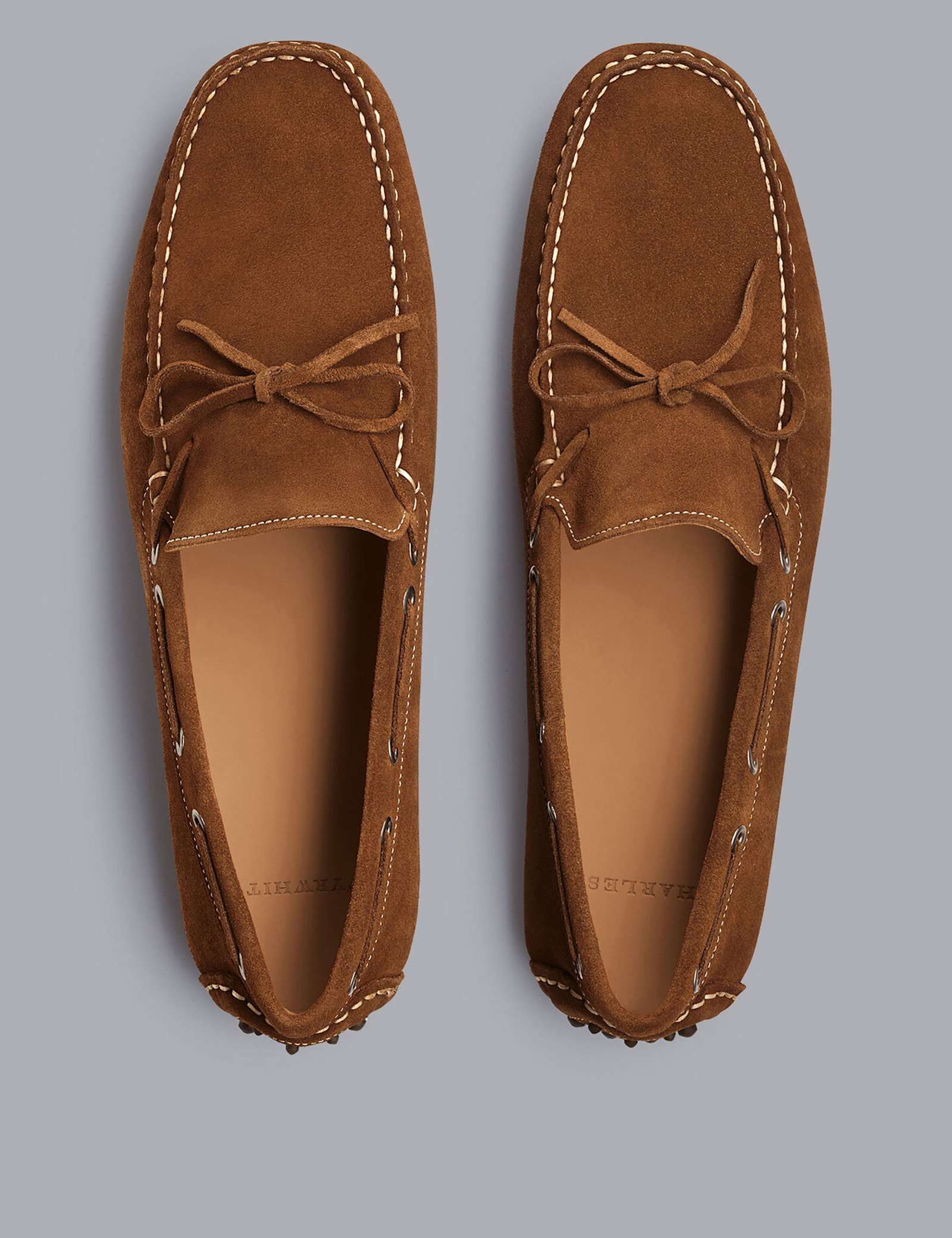 Suede Slip On Driving Loafers - image 1