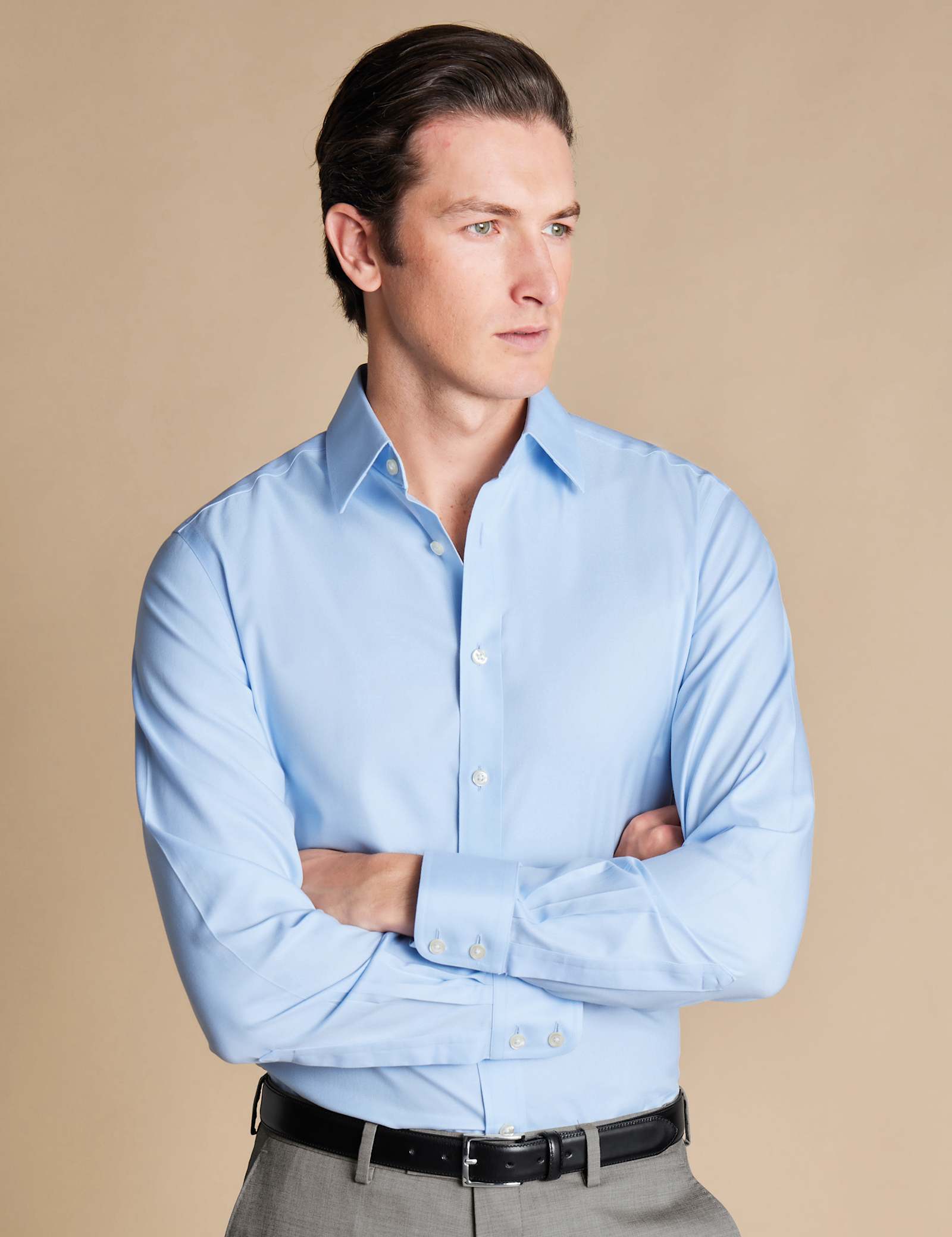 Extra Slim Fit Non-Iron Pure Cotton Shirt - image 2