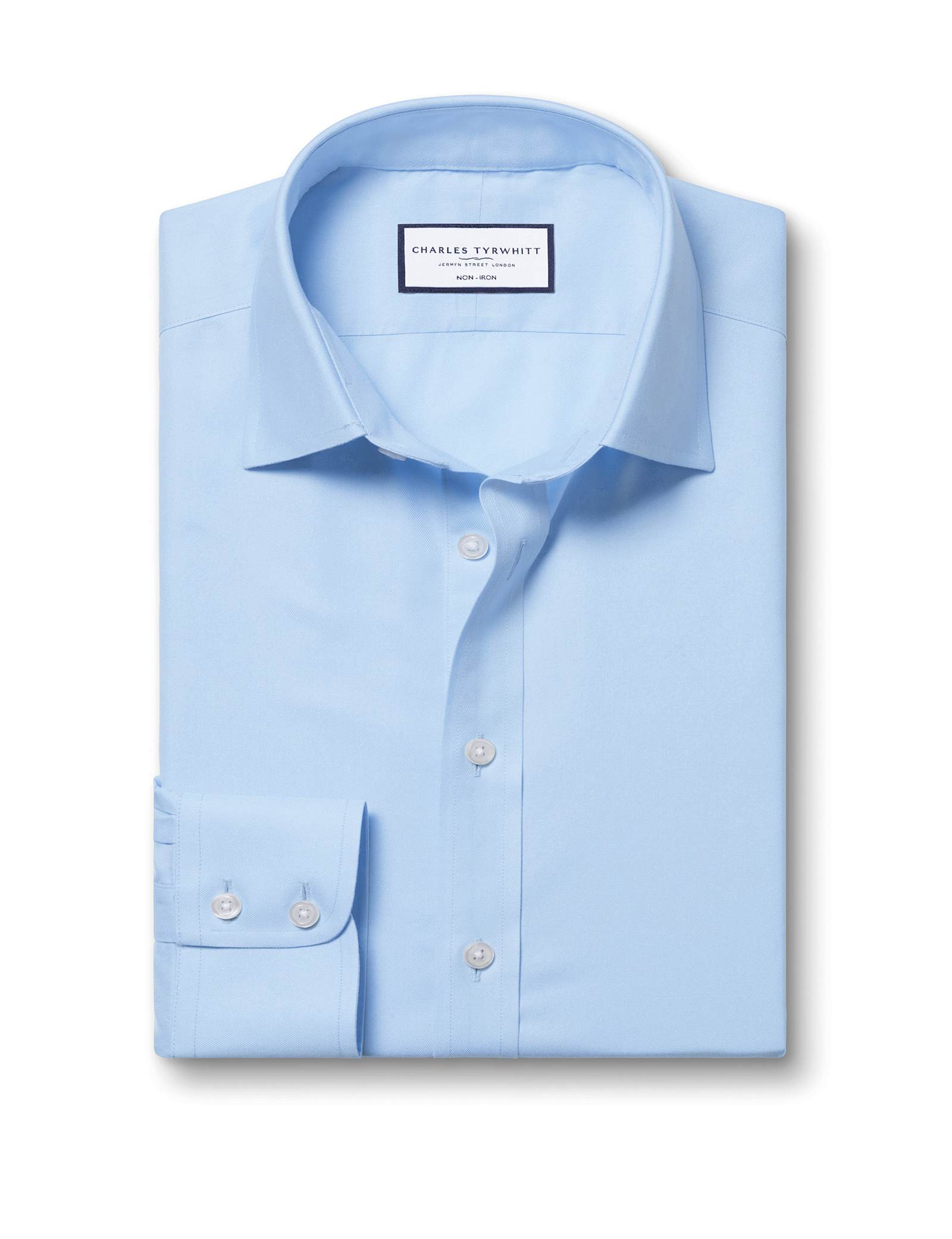 Extra Slim Fit Non-Iron Pure Cotton Shirt - image 1