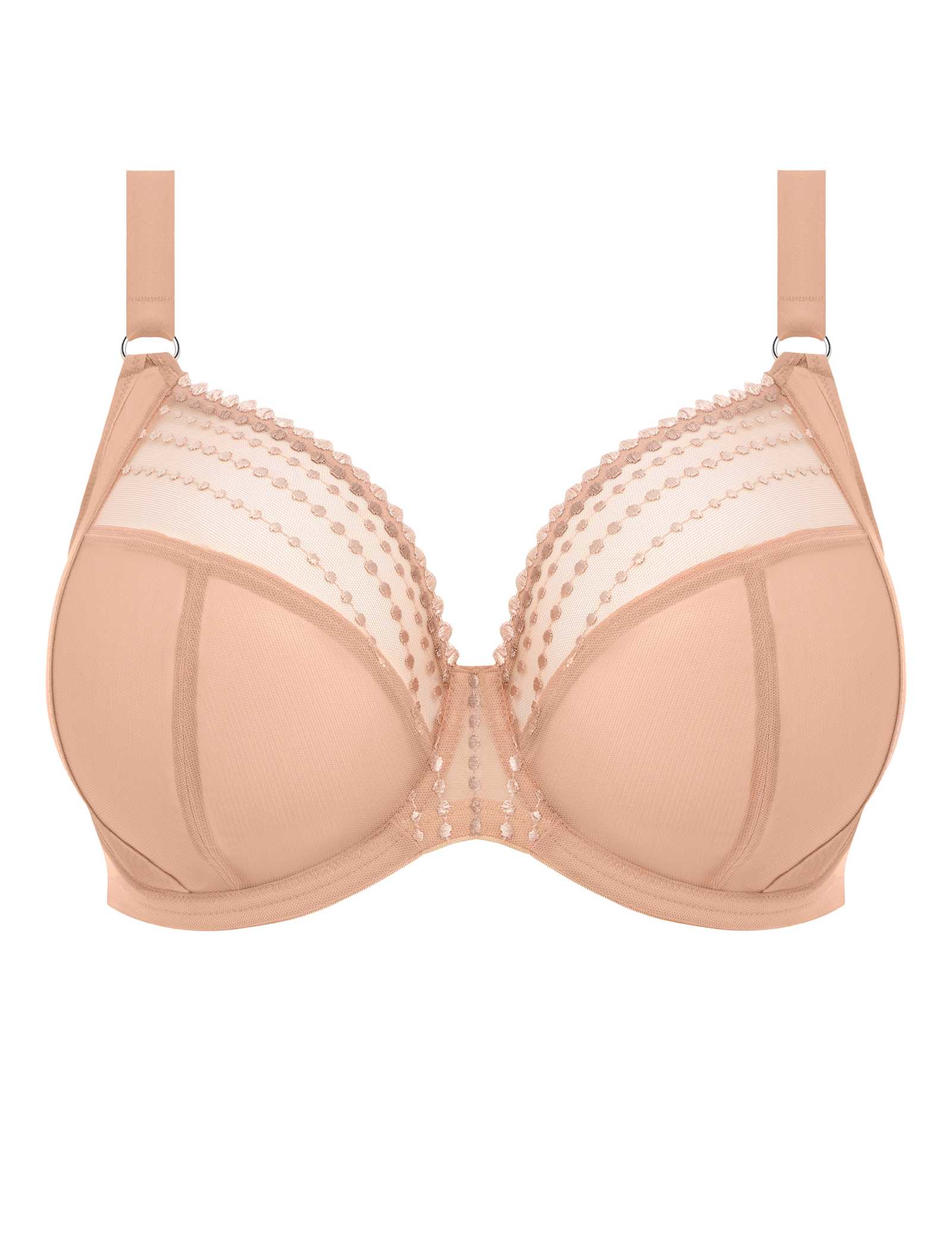 Matilda Mesh Embroidery Wired Plunge Bra DD-K - image 3