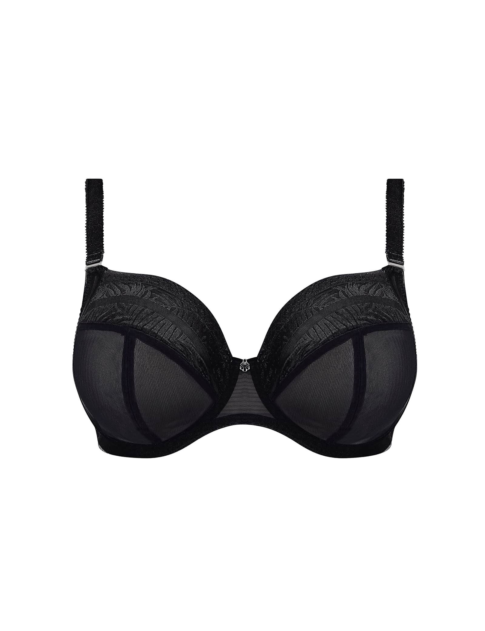Devote Lace Wired Side Support Plunge Bra - image 2