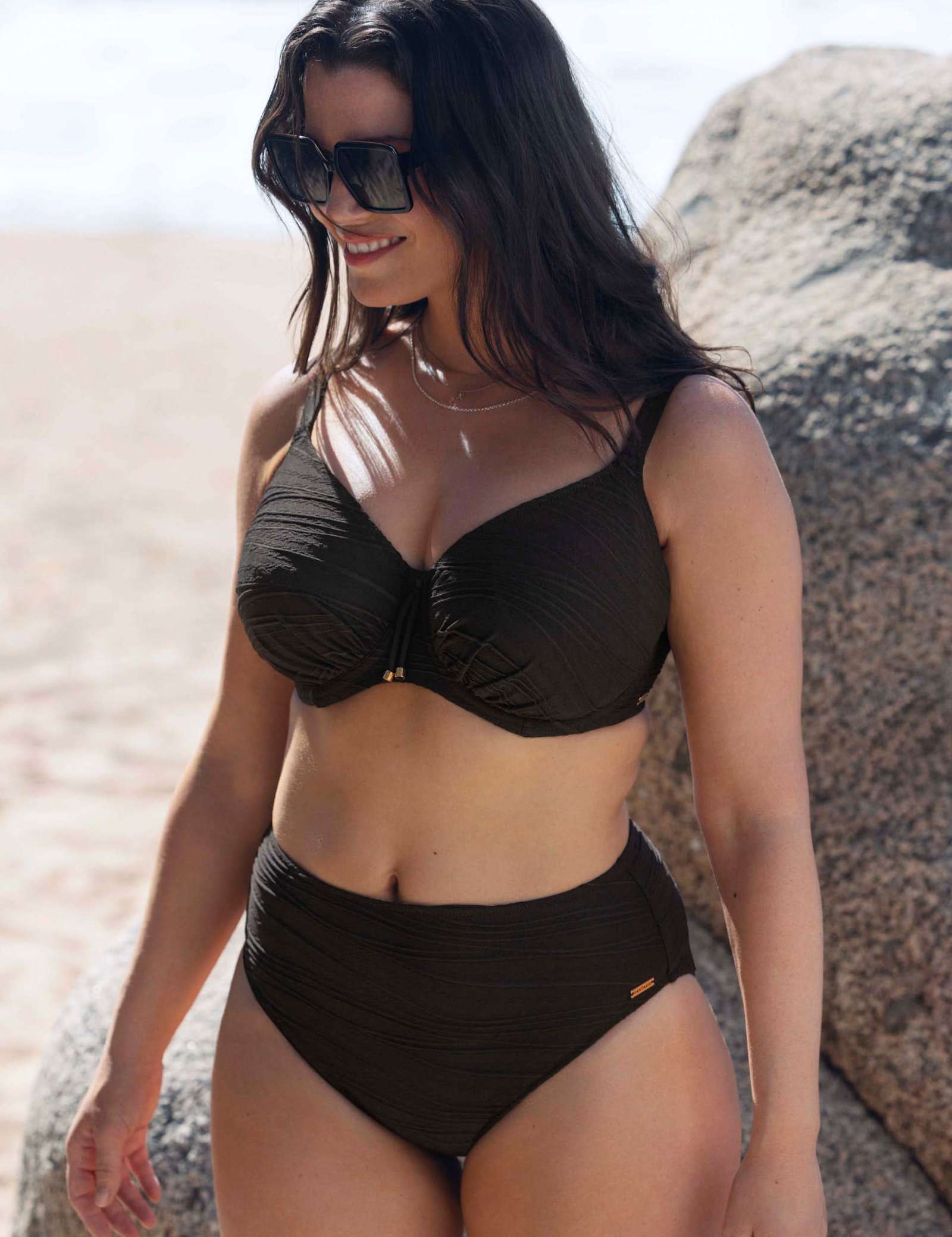 Beach Waves High Waisted Bikini Bottoms - image 3
