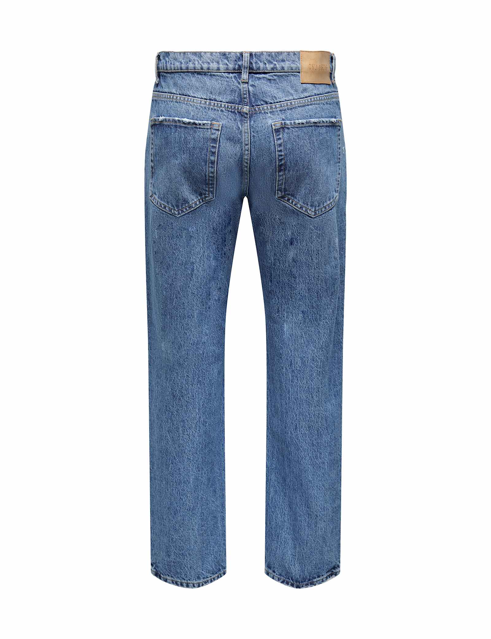 Straight Fit Pure Cotton 5 Pocket Jeans - image 4
