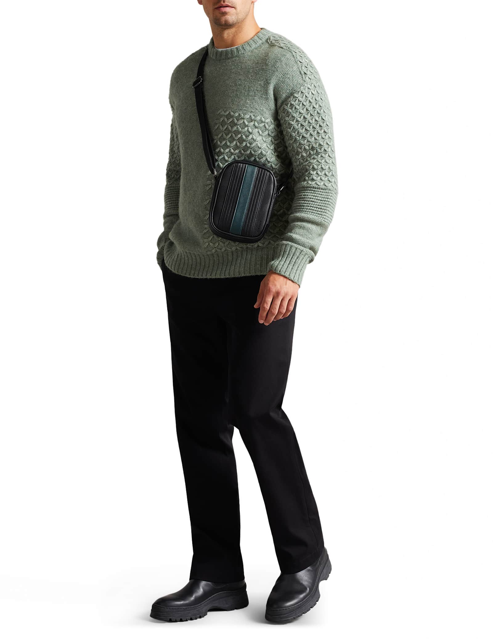 Textured Cross Body Bag - image 5