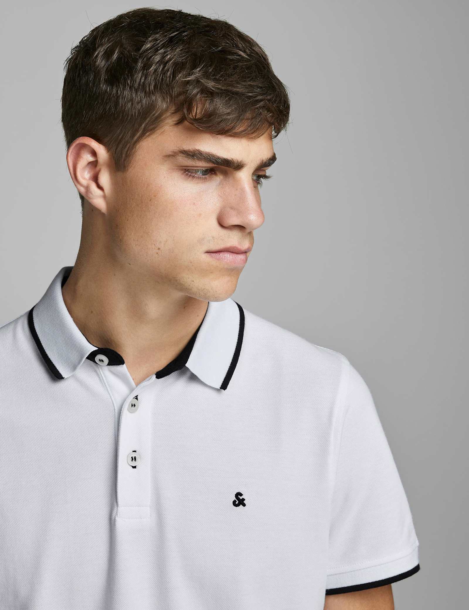 2 Pack Slim Fit Pure Cotton Tipped Polo Shirts - image 5