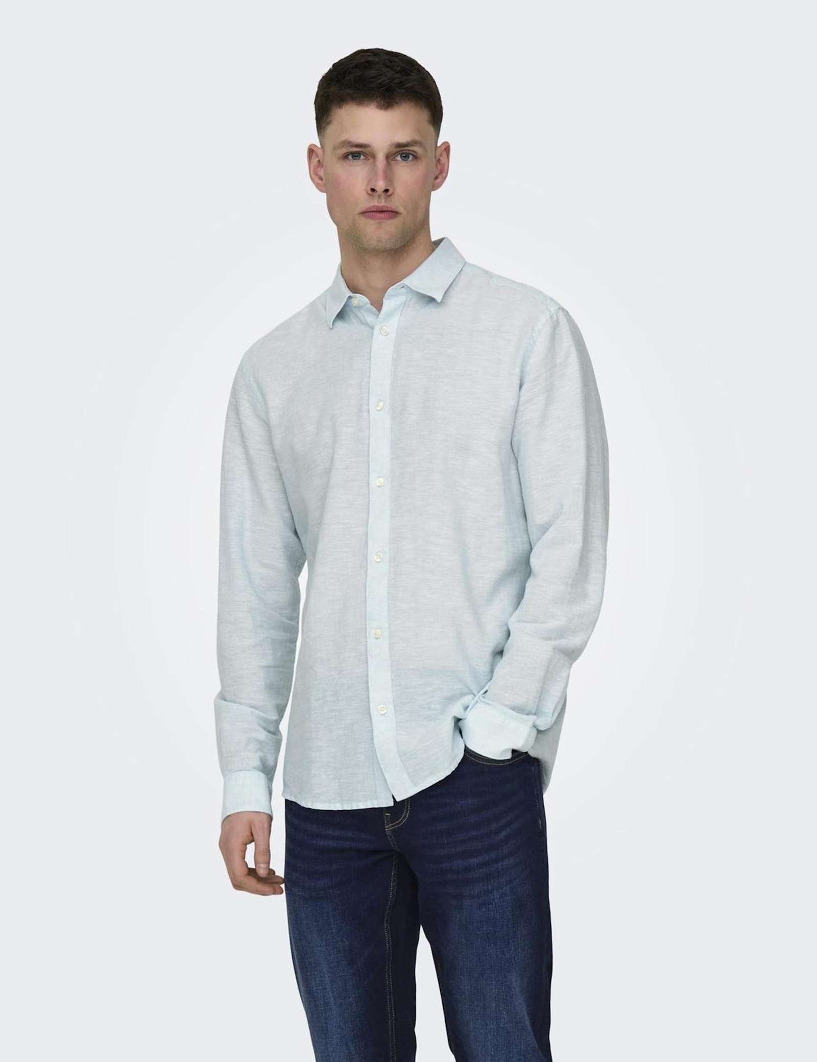 Cotton Linen Blend Shirt - image 5