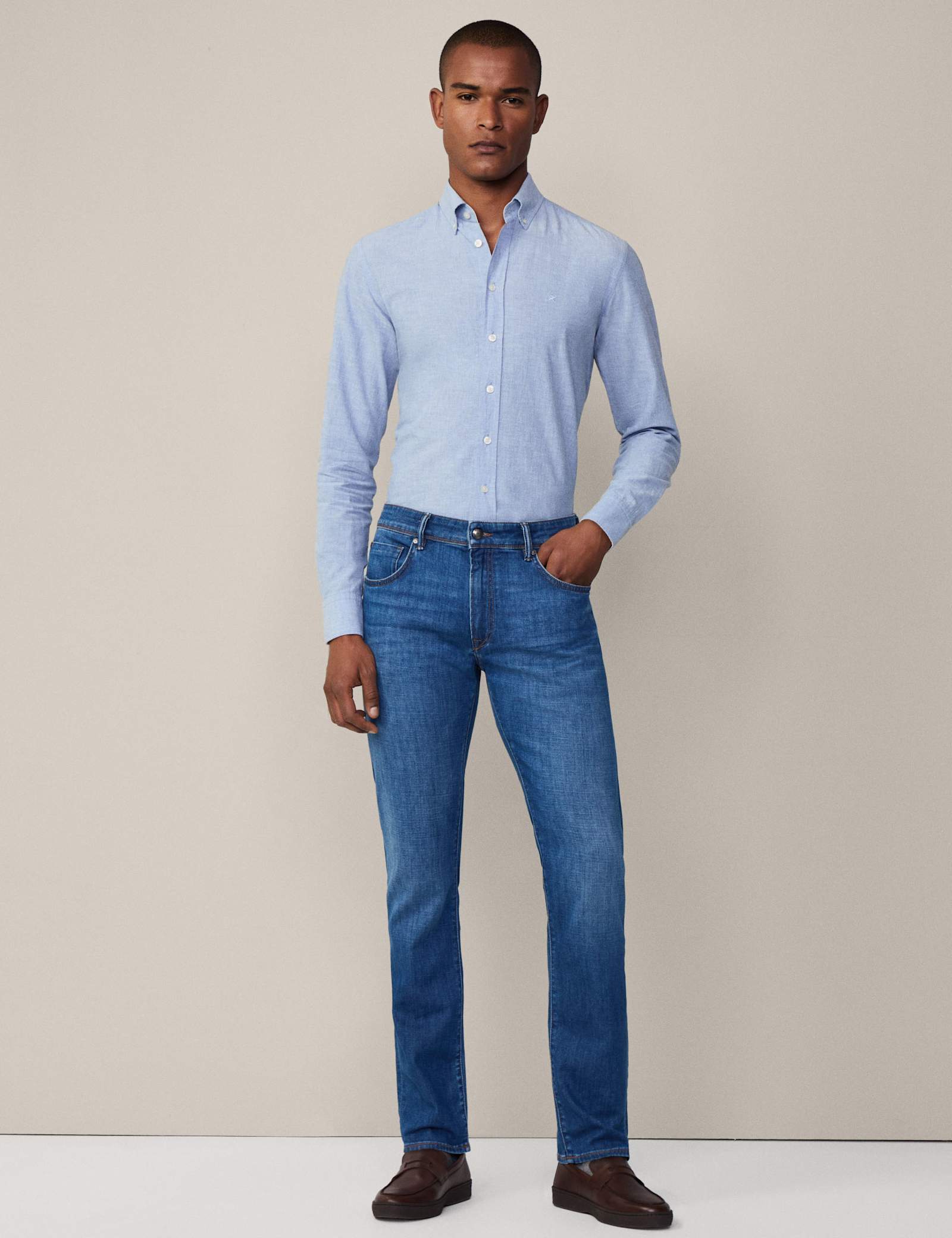 Slim Fit Pure Cotton Jeans - image 5