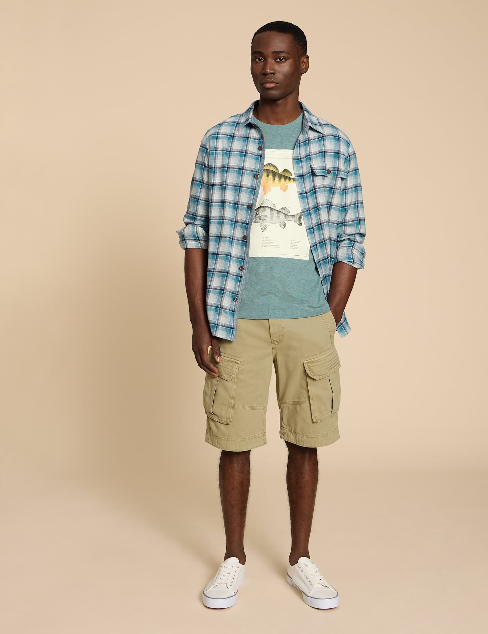 Pure Cotton Cargo Shorts - image 2