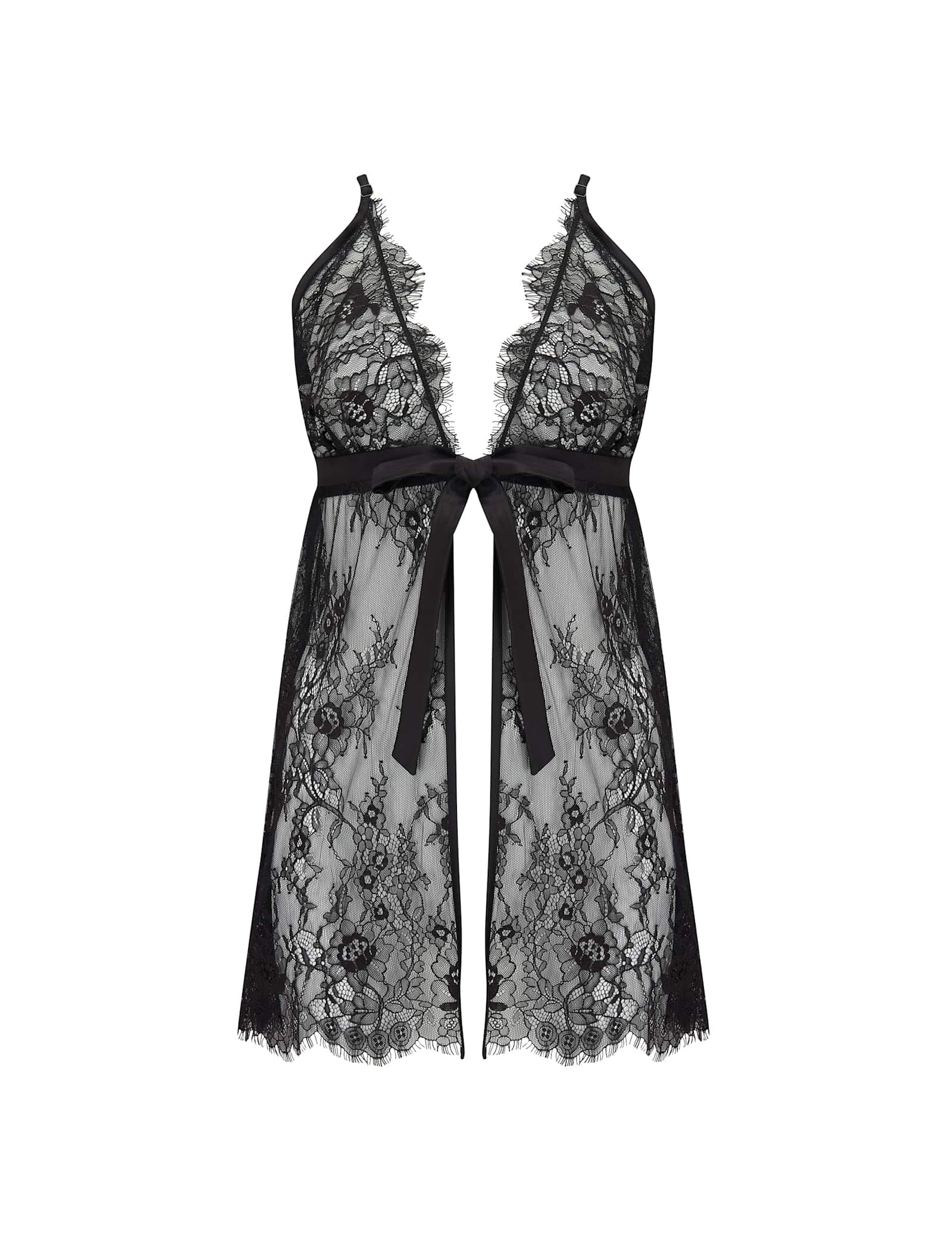 For Your Eyes Only Lace Babydoll Chemise - image 1