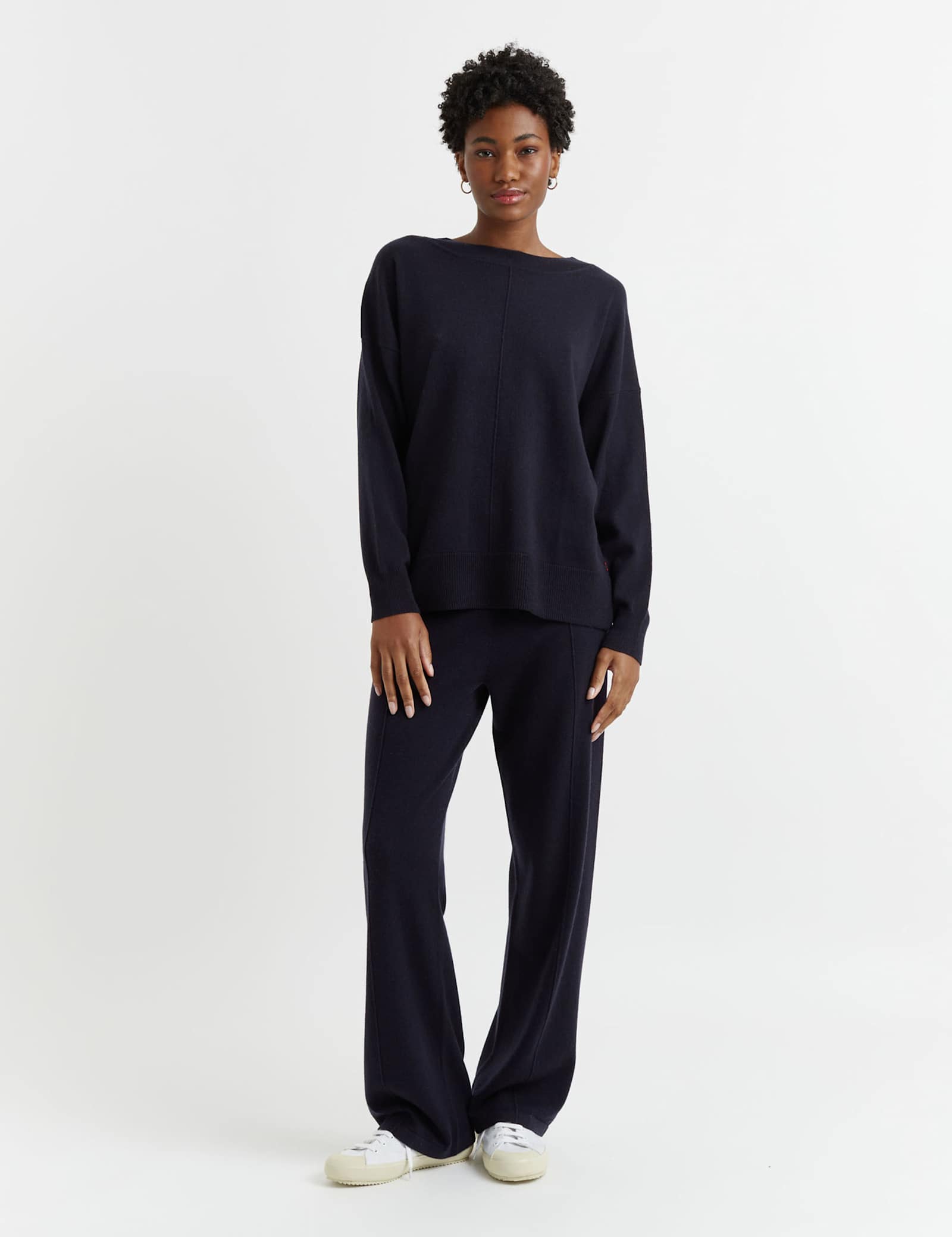 Wool Rich with Cashmere Relaxed Jumper - image 4
