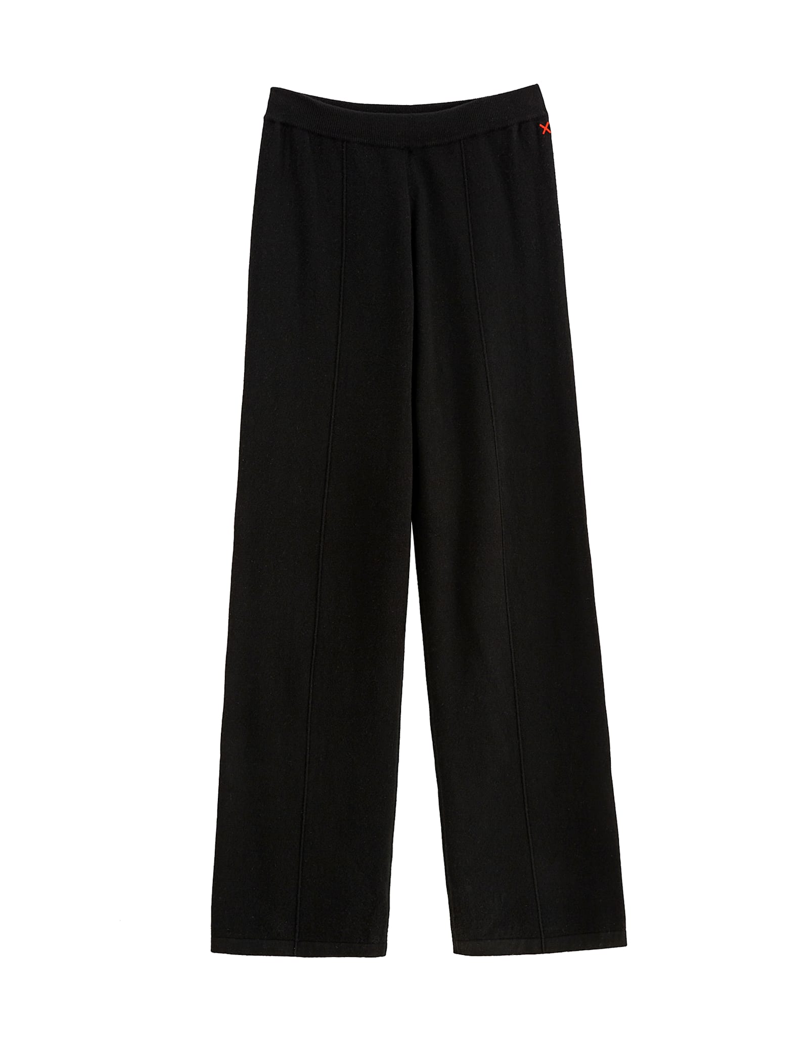 Wool Rich Wide Leg Relaxed Joggers with Cashmere - image 1
