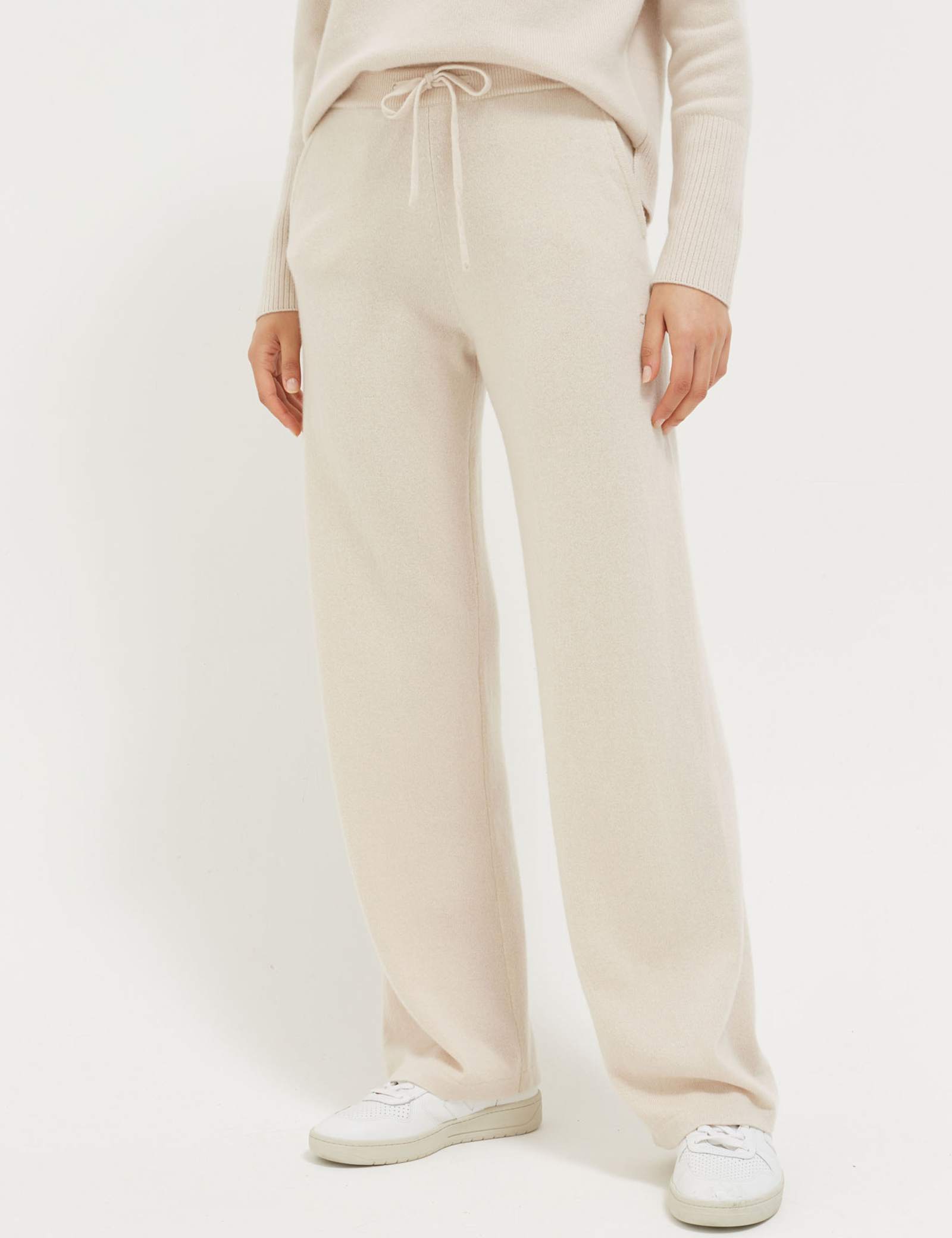 Pure Cashmere Wide Leg Joggers - image 2