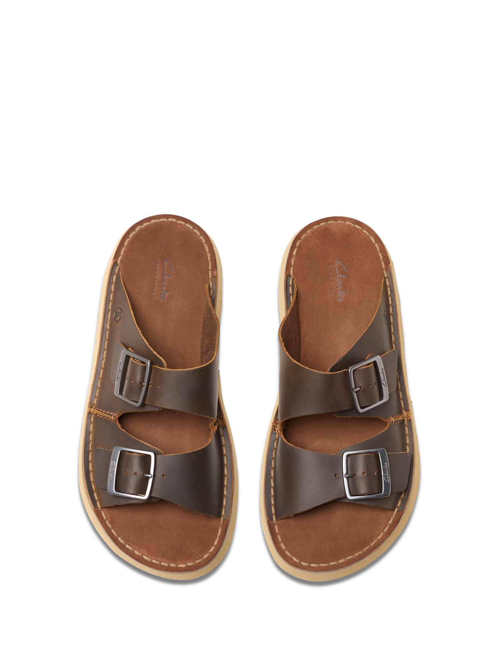 Leather Slip-On Sandals - image 3