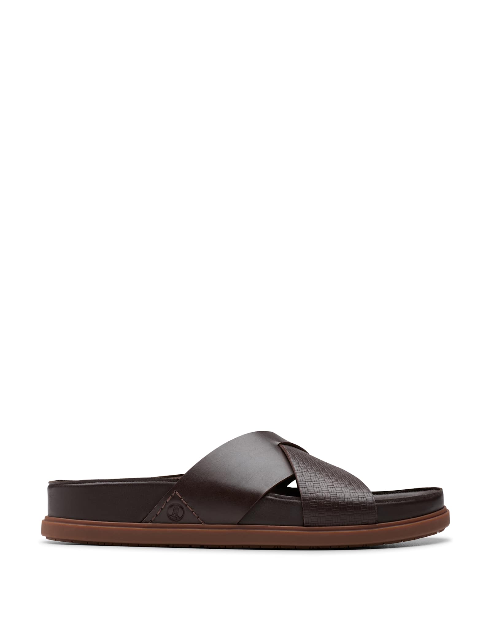 Leather Crossover Sliders - image 1