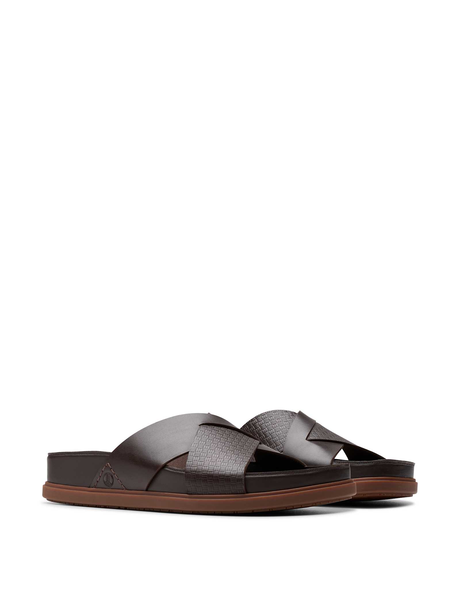 Leather Crossover Sliders - image 5