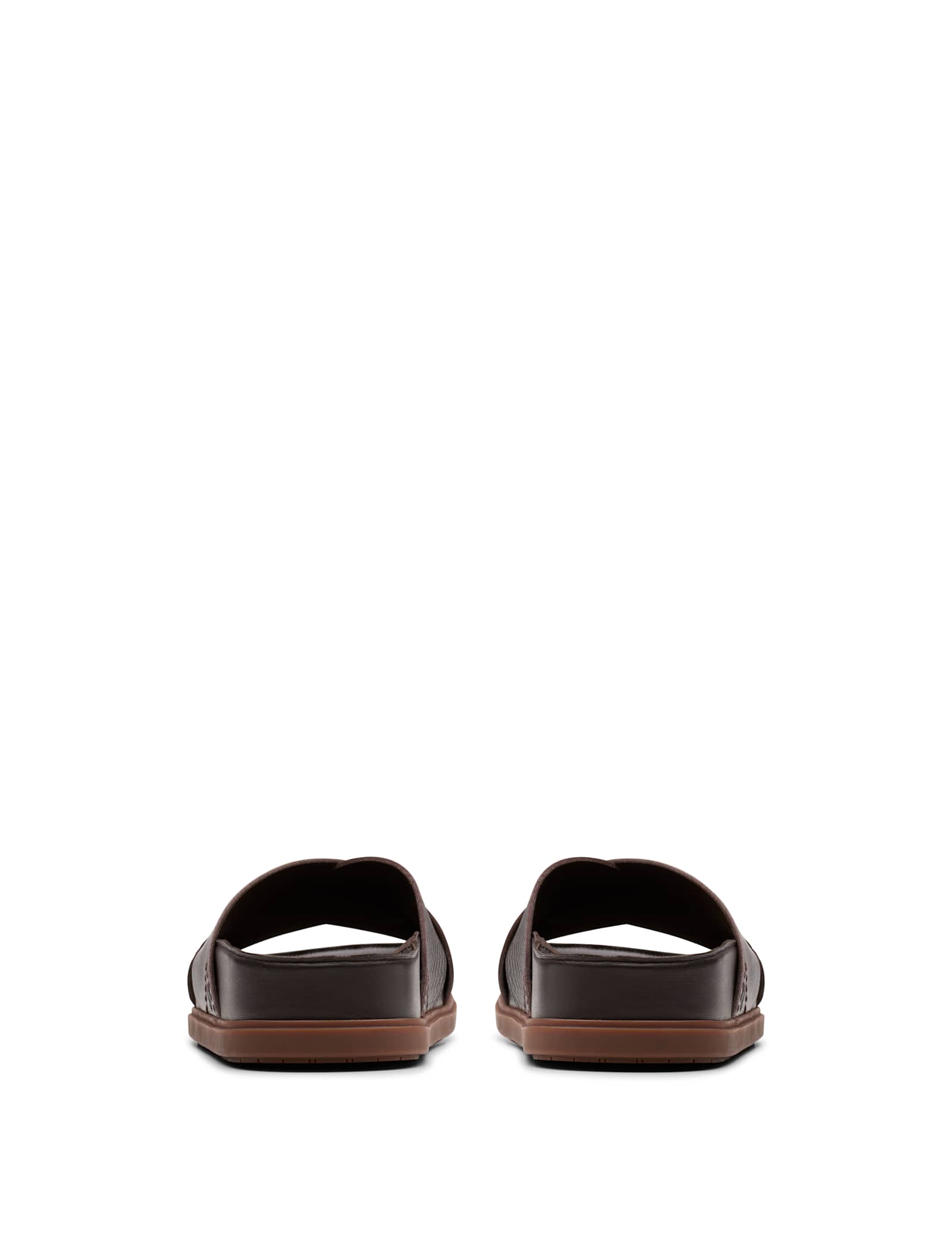Leather Crossover Sliders - image 4