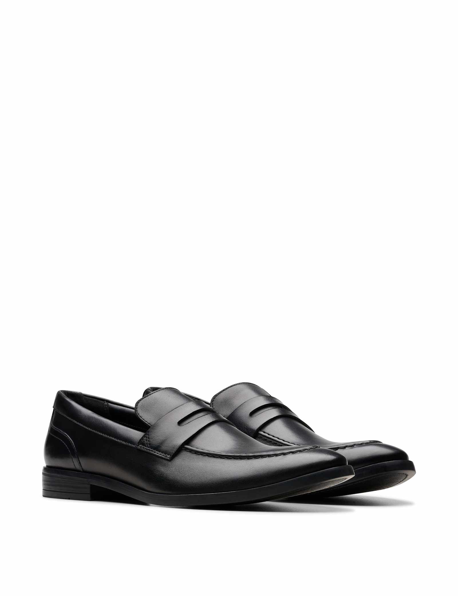 Leather Slip-On Brogues - image 1