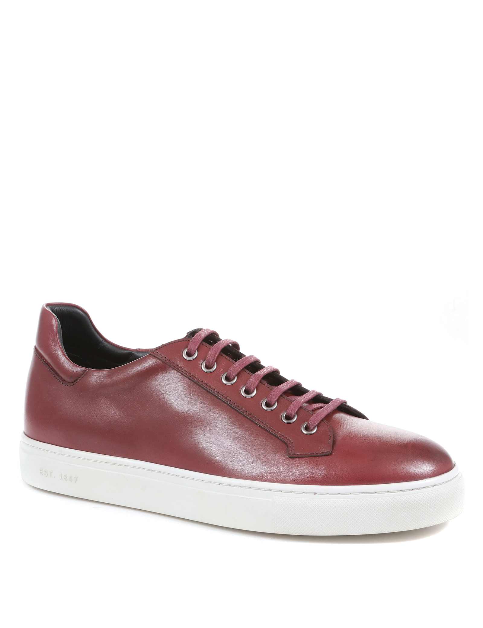 Leather Lace-Up Trainers - image 1