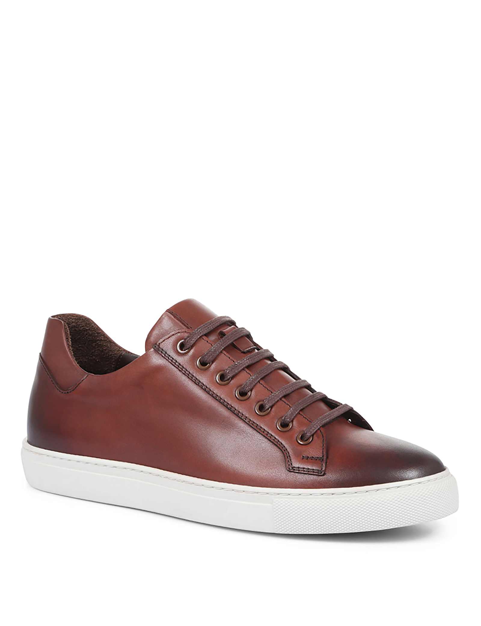 Leather Lace-Up Trainers - image 2