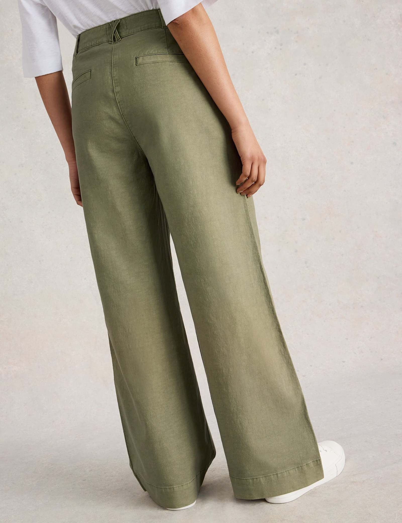 Cotton Rich Wide Leg Chinos - image 4