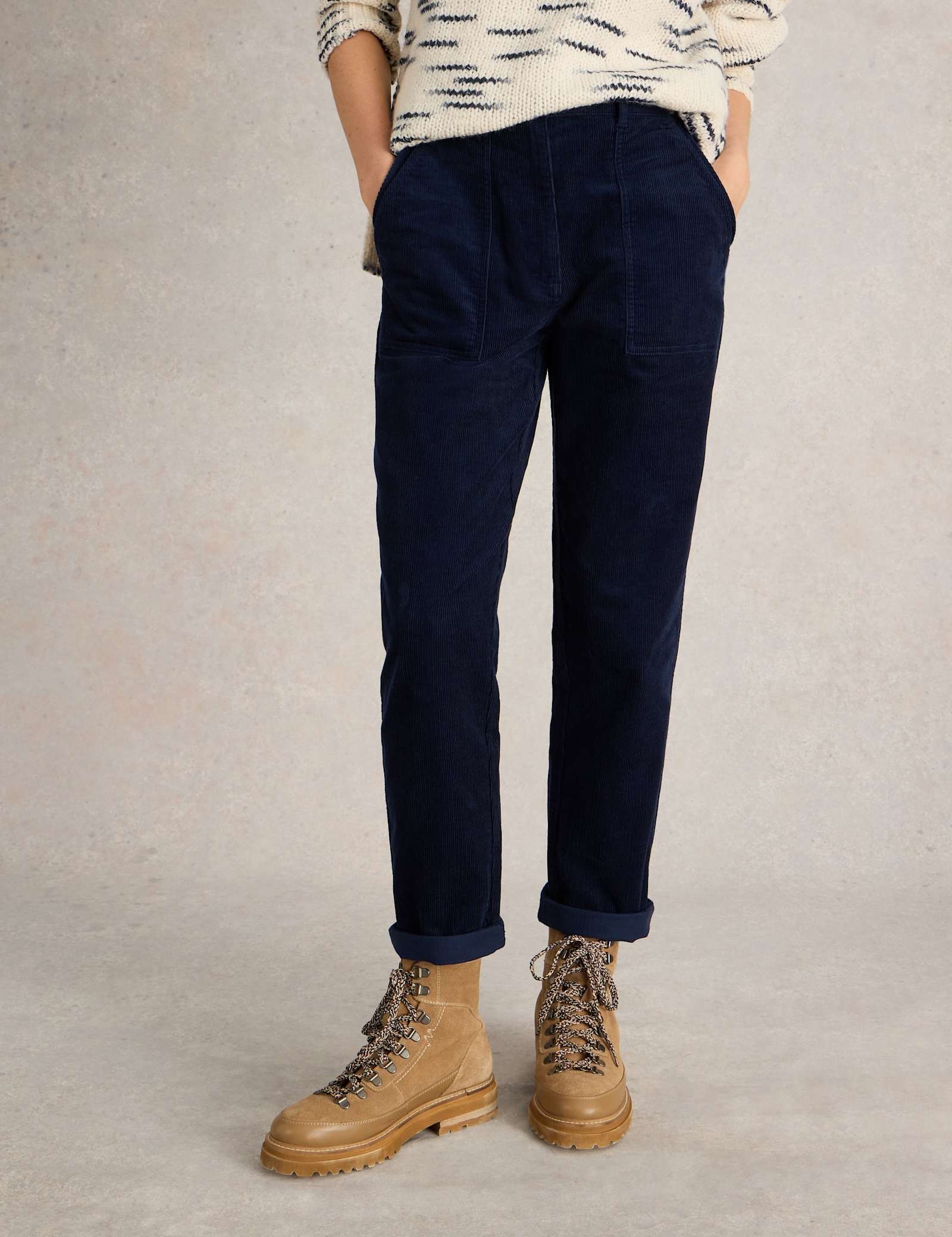 Cord Patch Pocket Trousers - image 4
