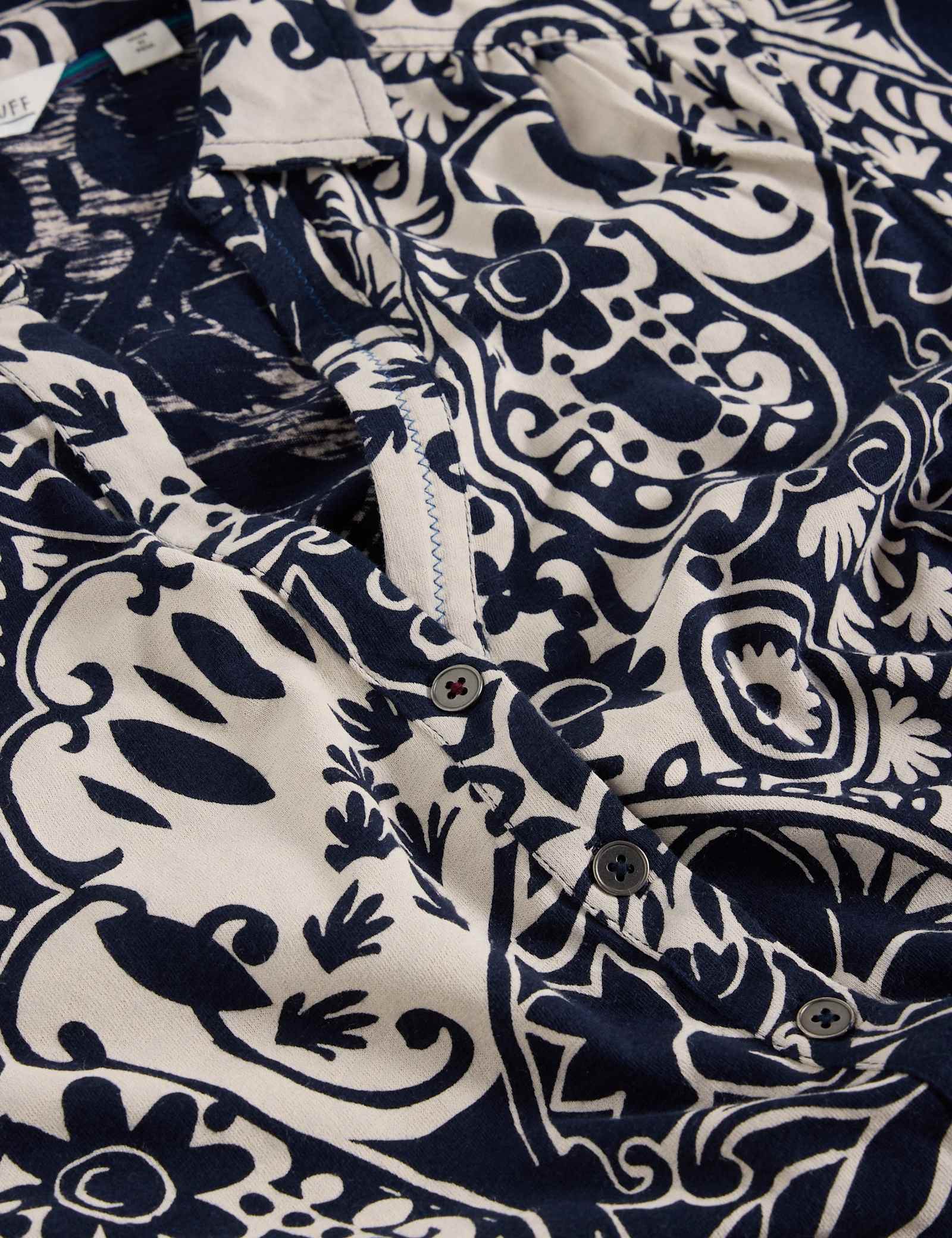 Pure Cotton Printed Collared Shirt - image 4