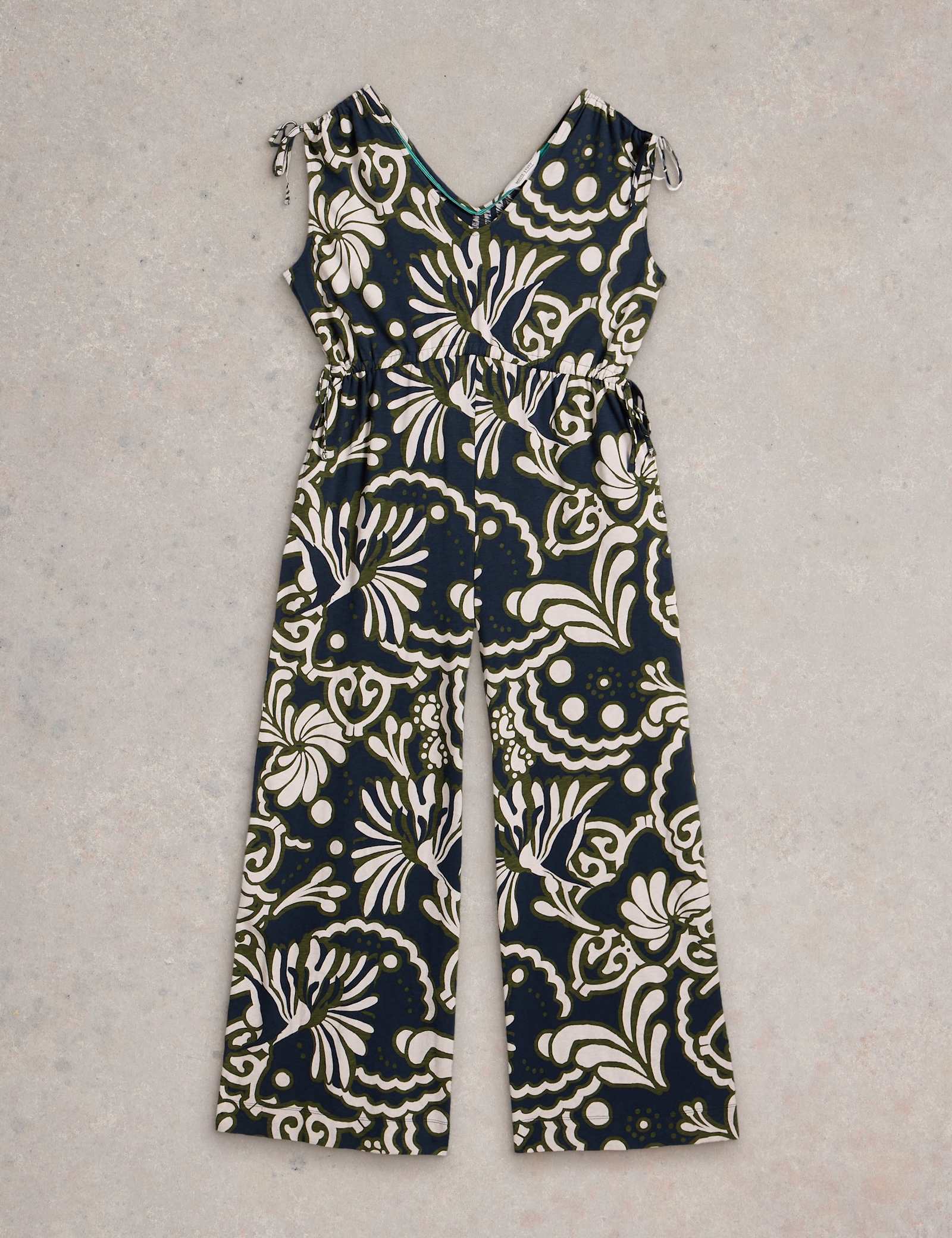 Pure Cotton Jersey Printed Jumpsuit - image 1
