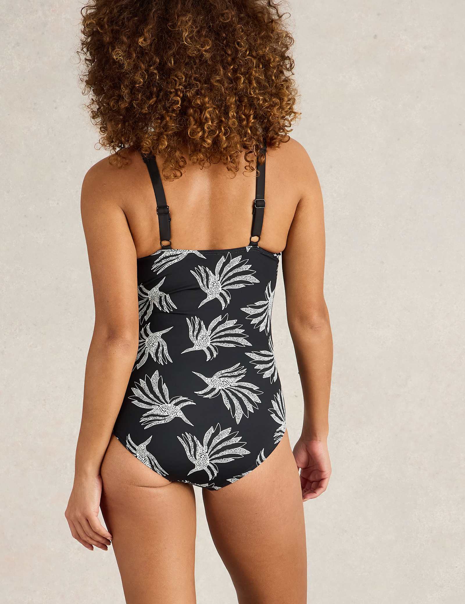 Printed Padded Ruched Swimsuit - image 5
