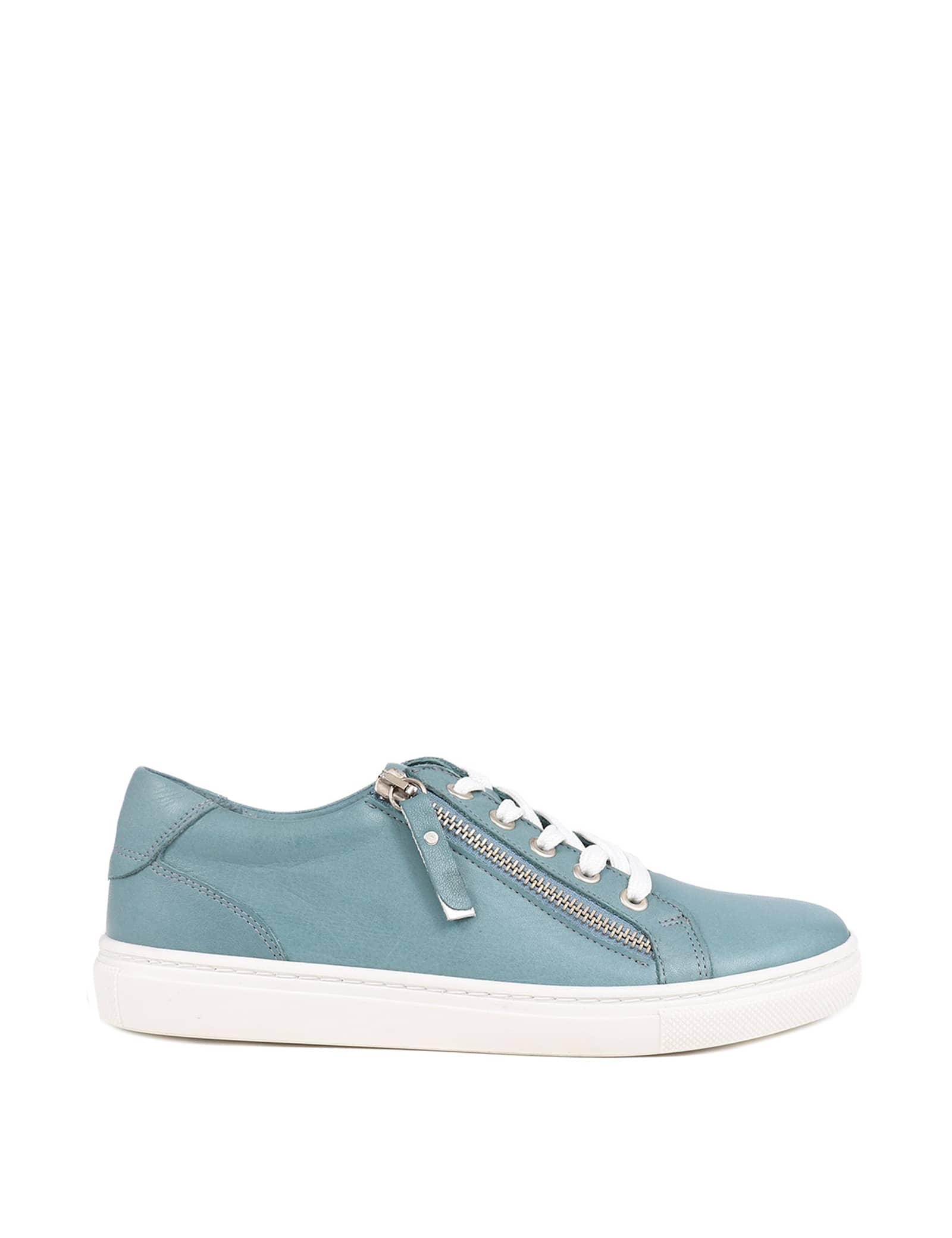 Leather Zip Up Trainers - image 2