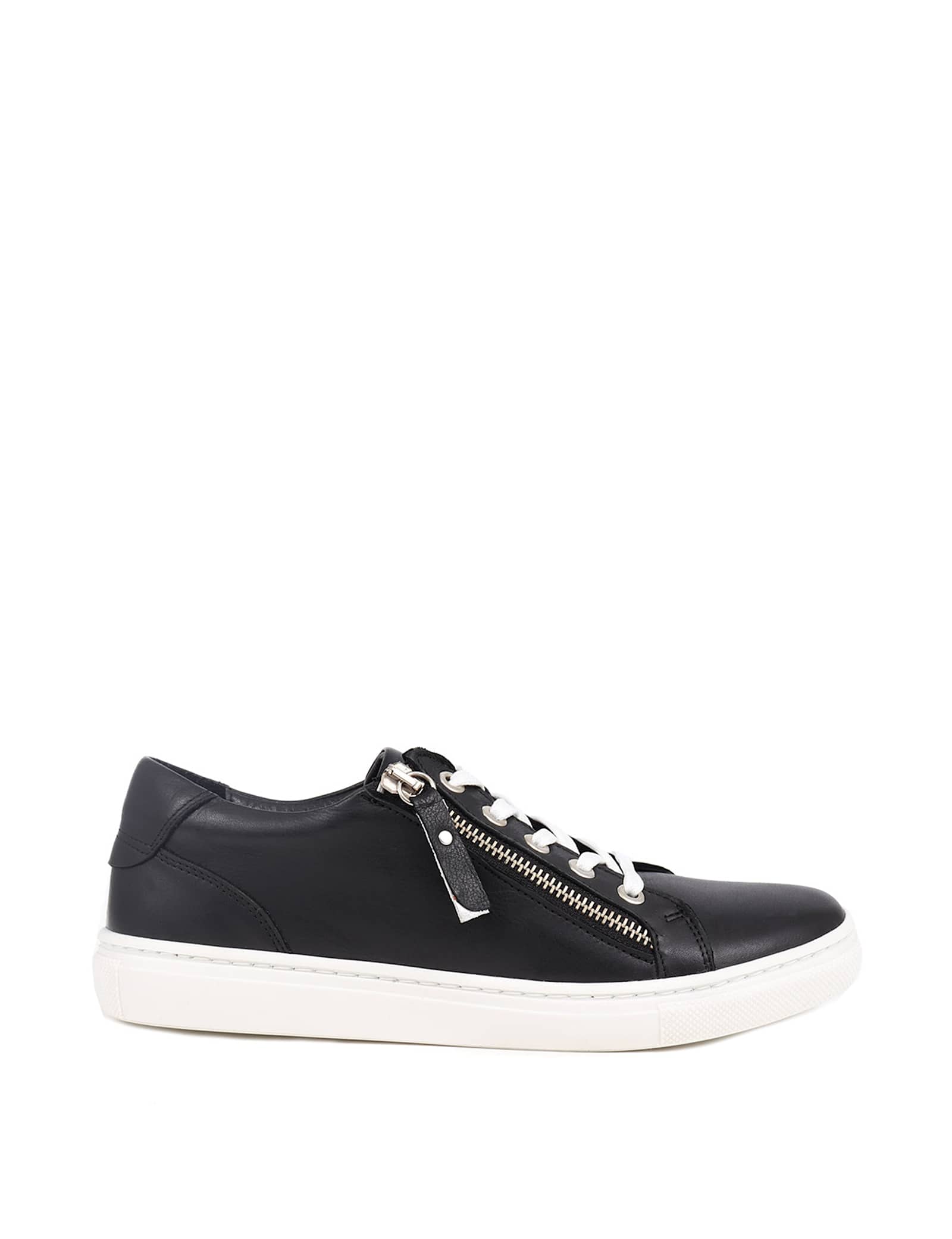 Leather Zip Up Trainers - image 3