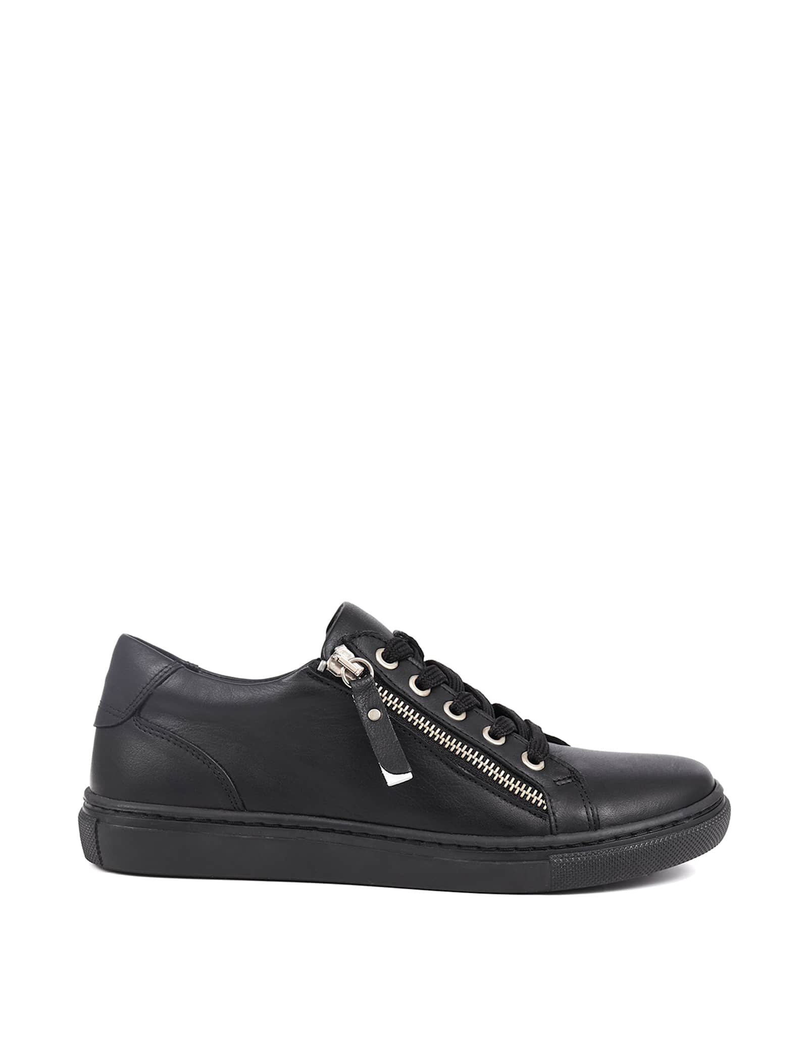 Leather Zip Up Trainers - image 4