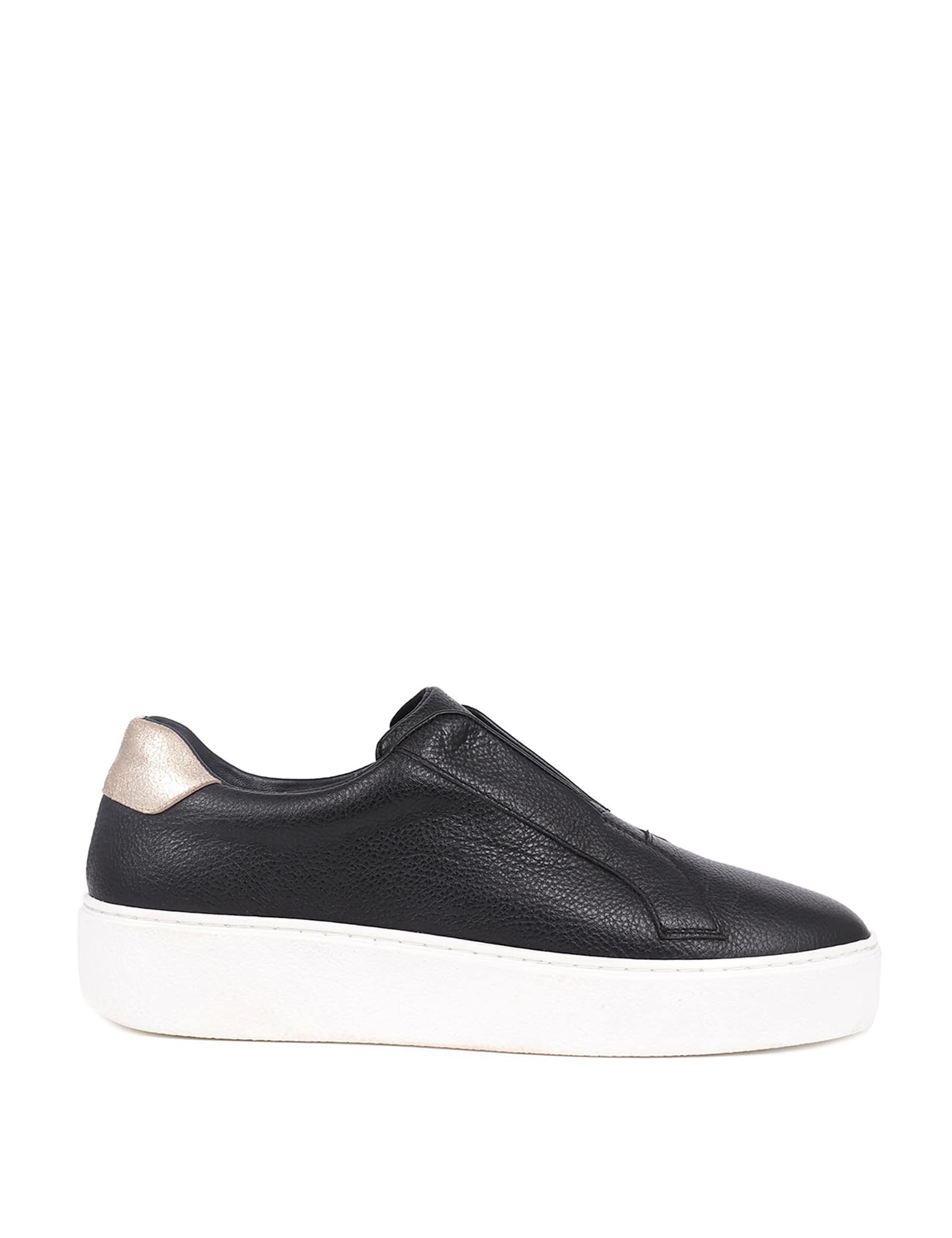 Leather Slip On Platform Trainers - image 1