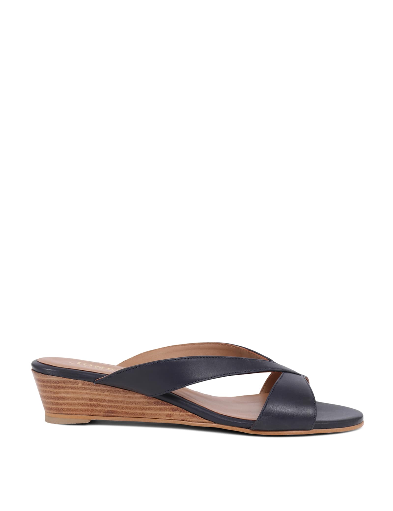 Leather Wedge Mules - image 1